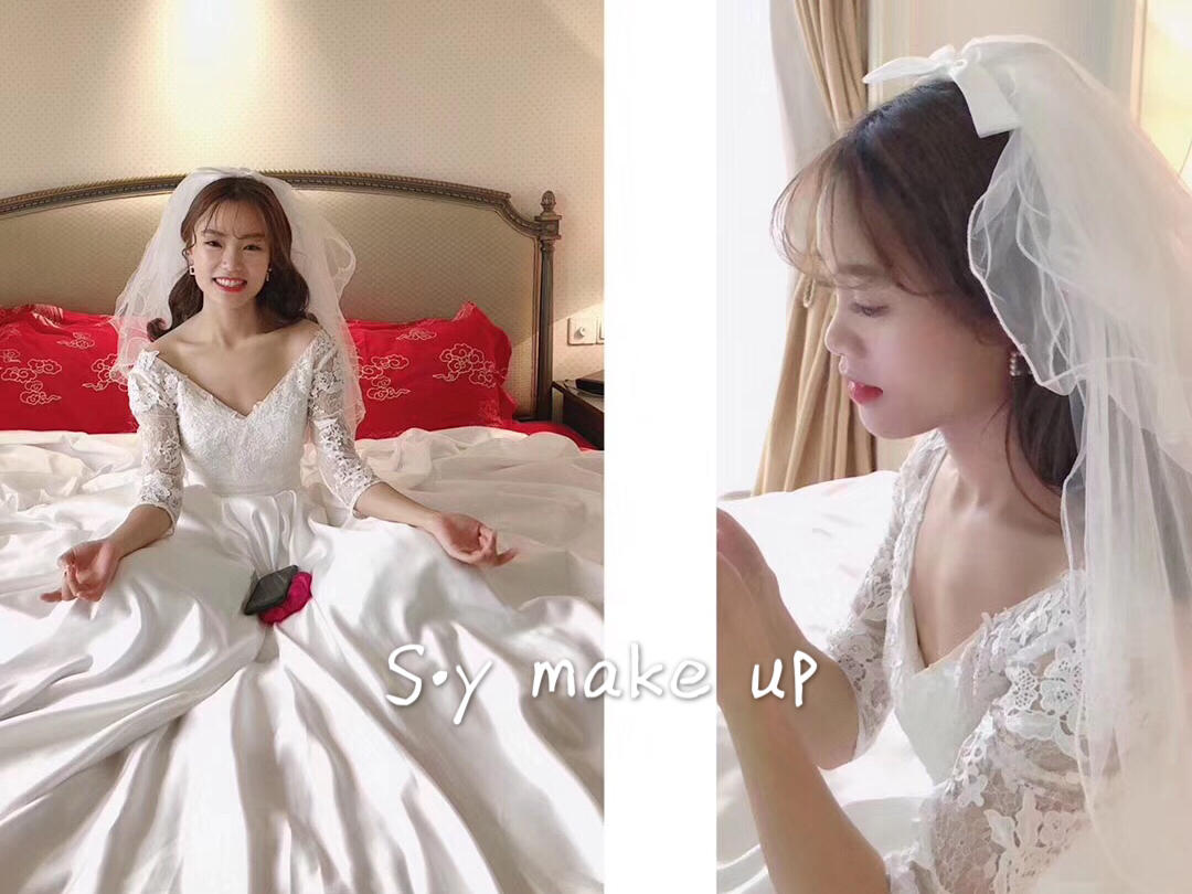 资深档森系唯美新娘全天跟妆