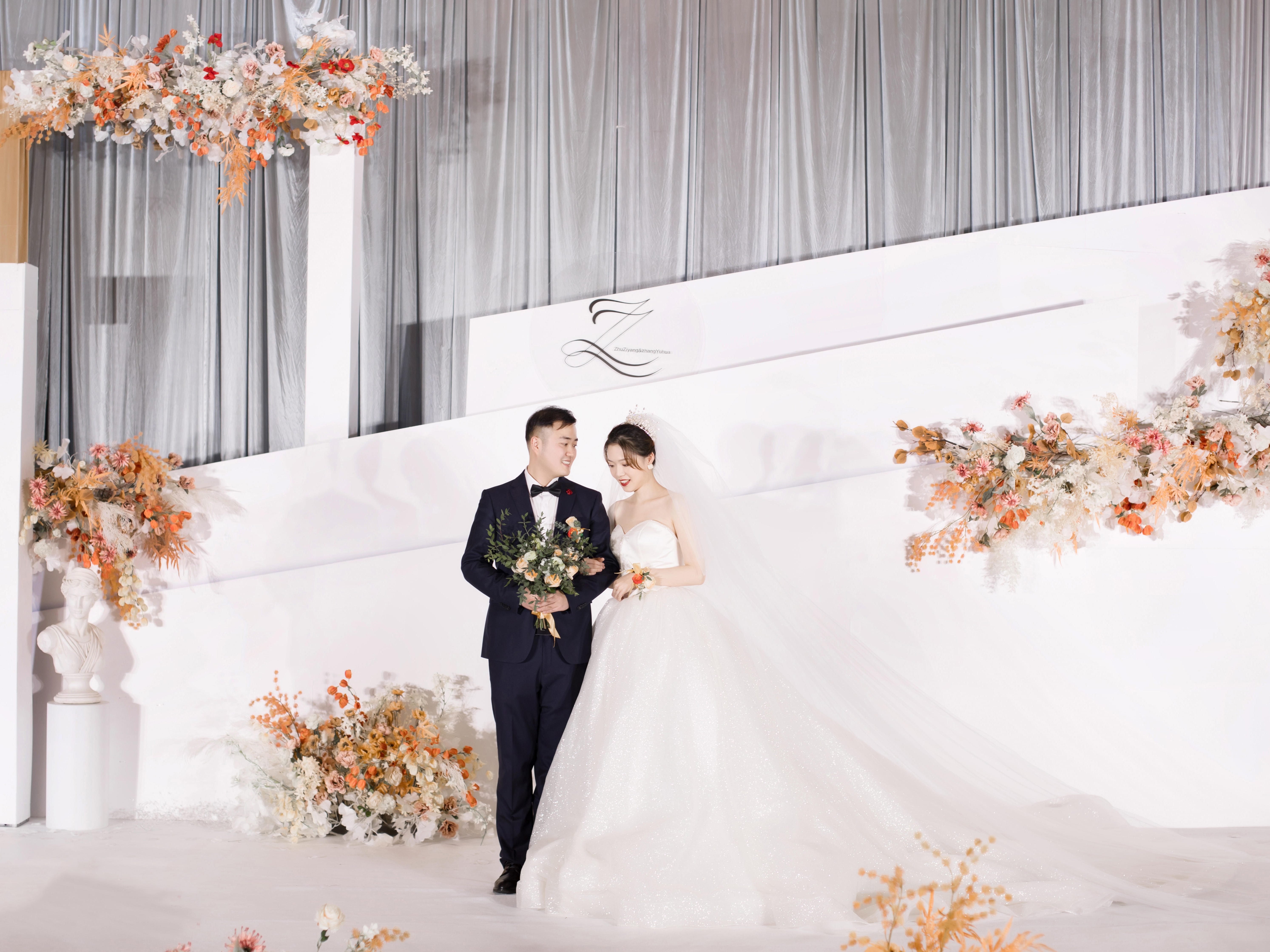 香槟秋婚礼//奶茶色的质感