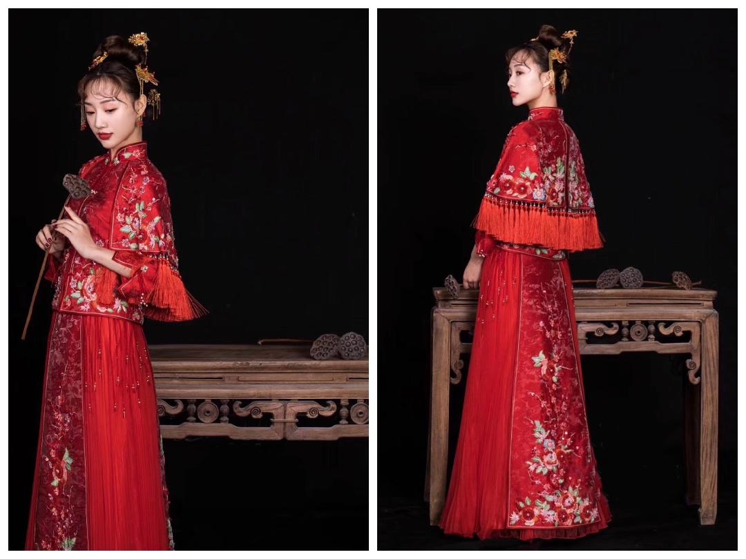 清新小众设计师款夏季婚纱礼服