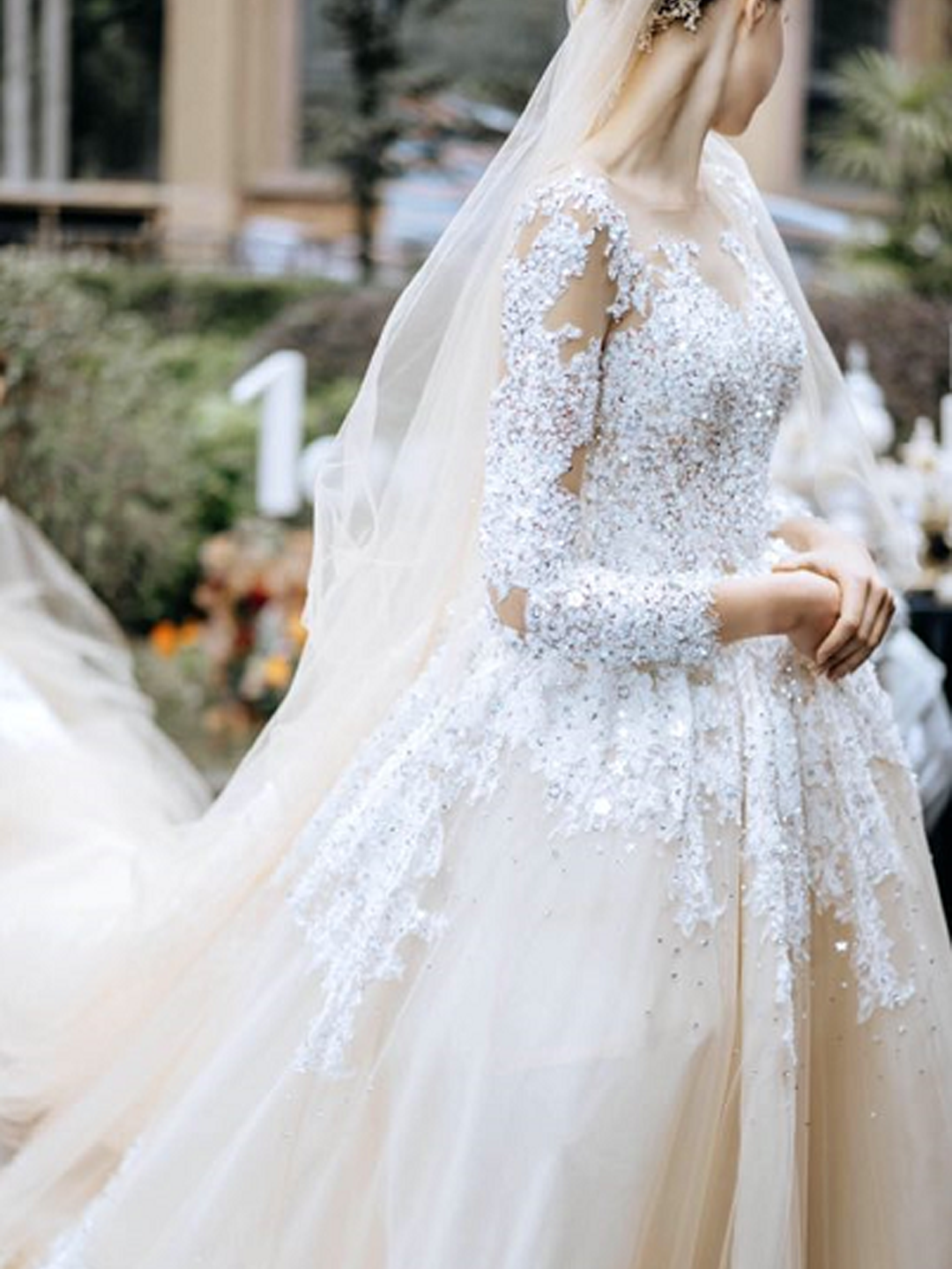 【潮婚节专享】复古宫廷三件套婚纱租赁