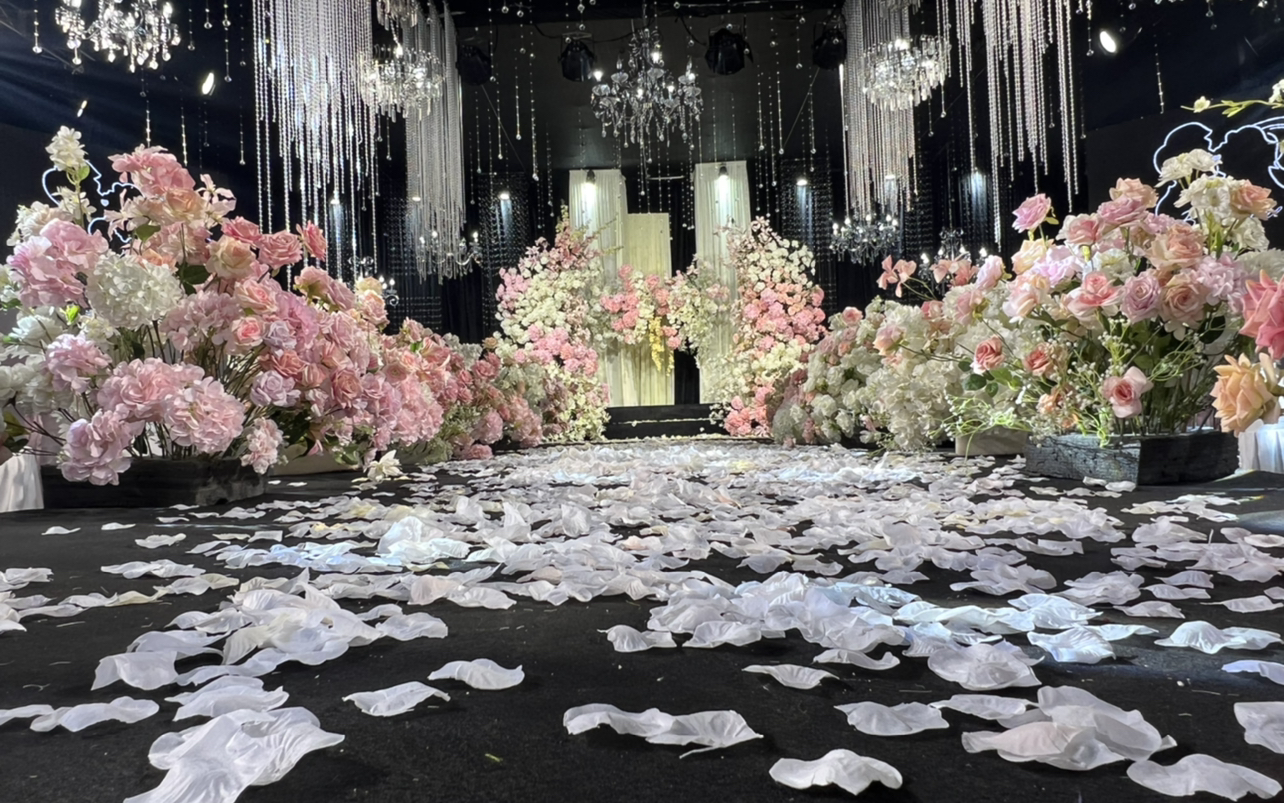 农村搭建韩系棚房婚礼