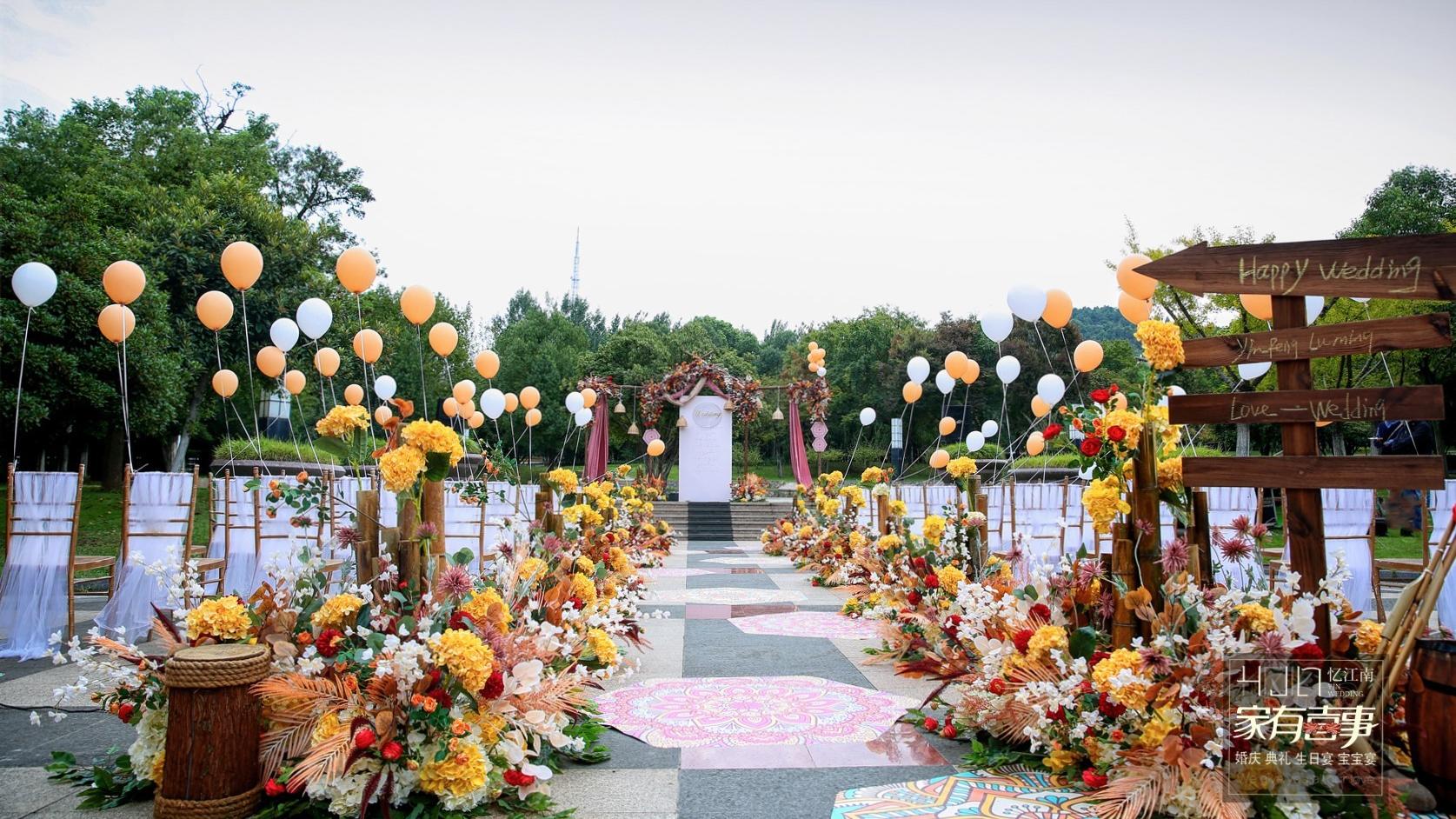 走心浪漫，满满的仪式感。户外主题婚礼《遇见》