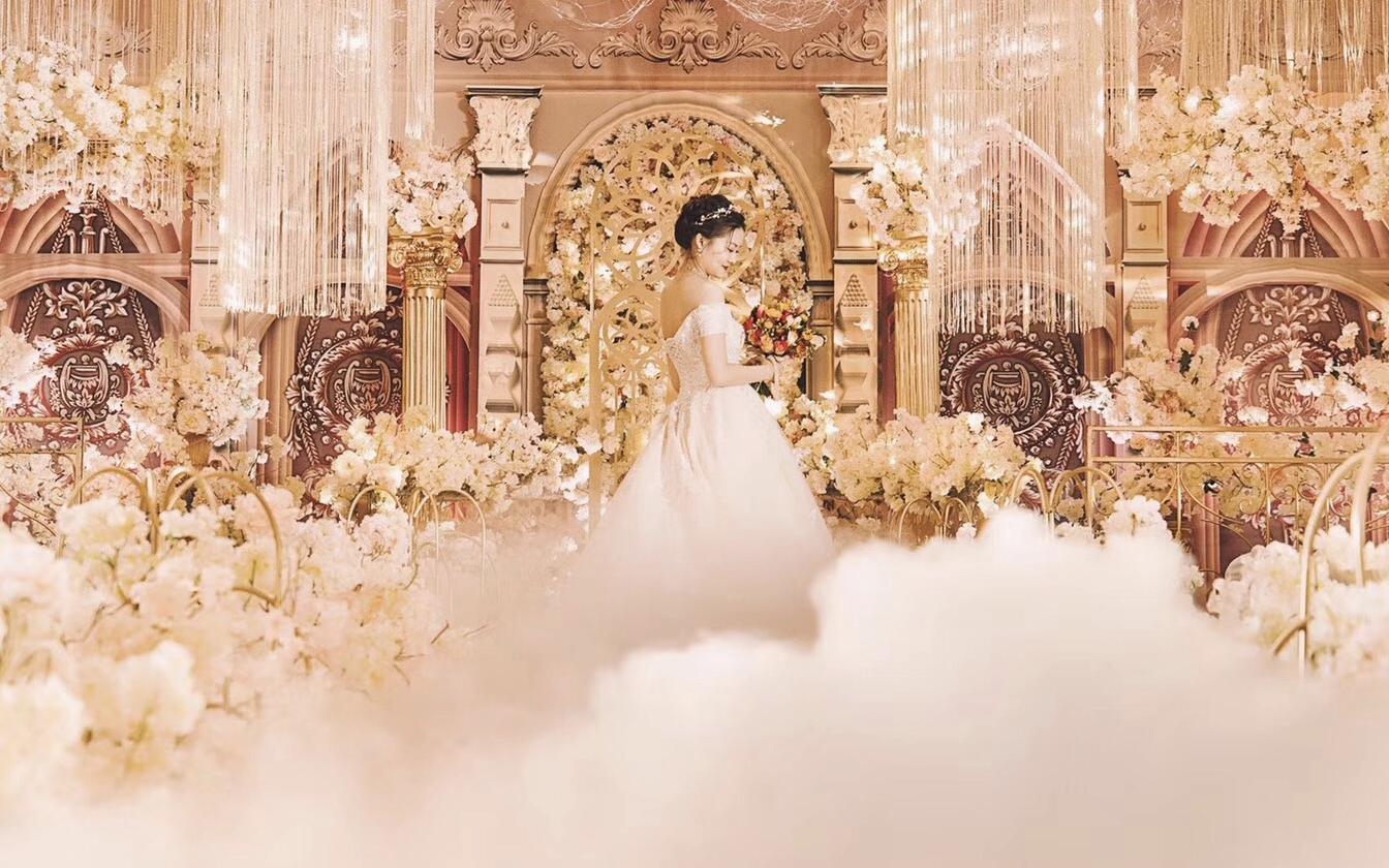 婚礼迎宾服伴娘服黛陌跟妆团队当日返图