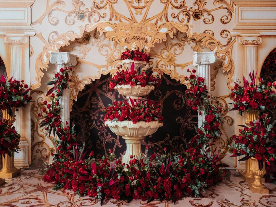 潮婚节专享-红金复古欧式主题婚礼之一LU有你