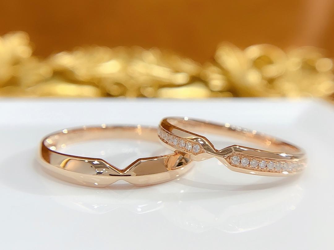 对戒【一见钟情】一件倾心 钻石定制