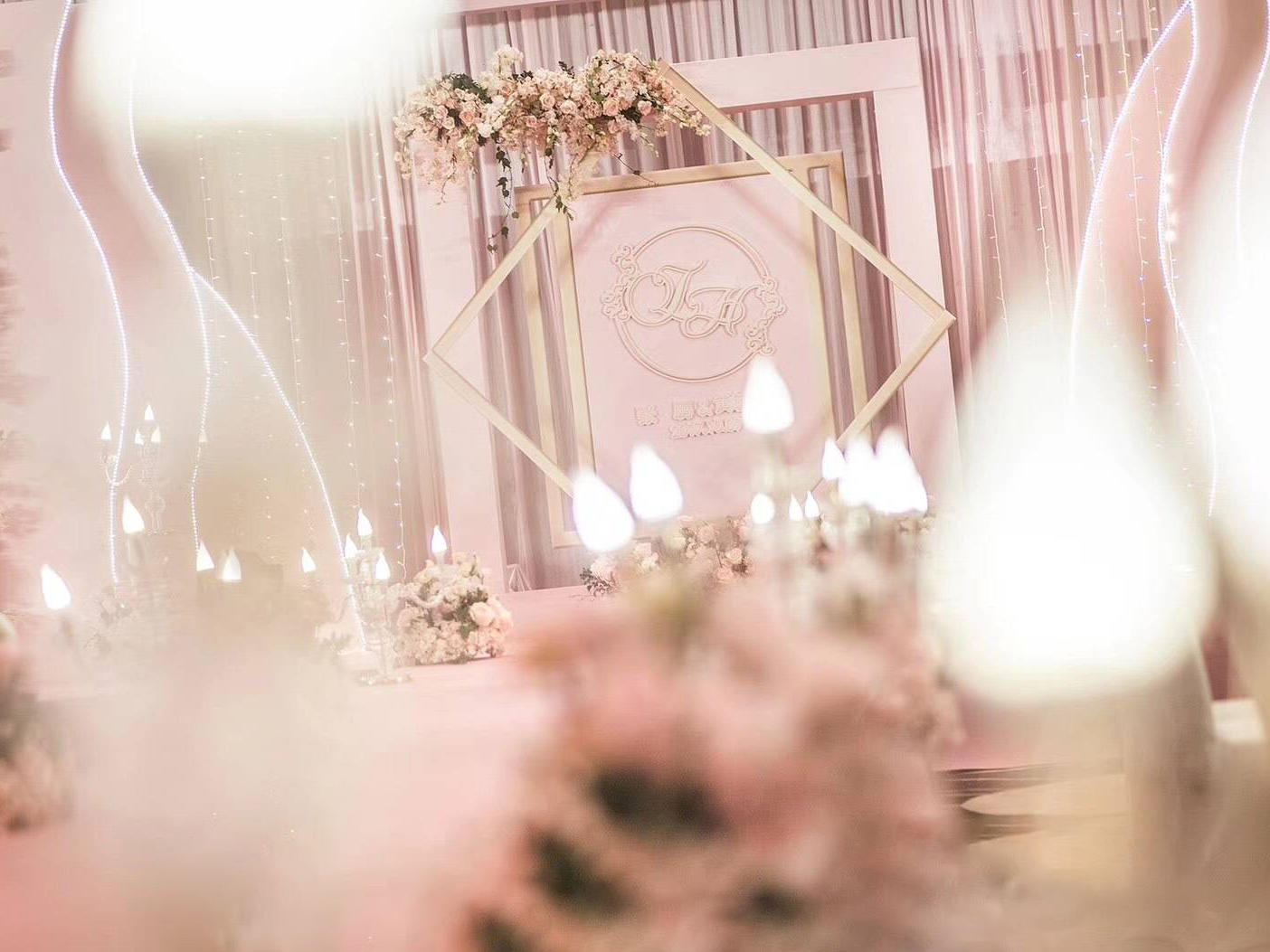 永康婚礼一条龙服务｜粉色简约婚礼送婚房婚车装扮