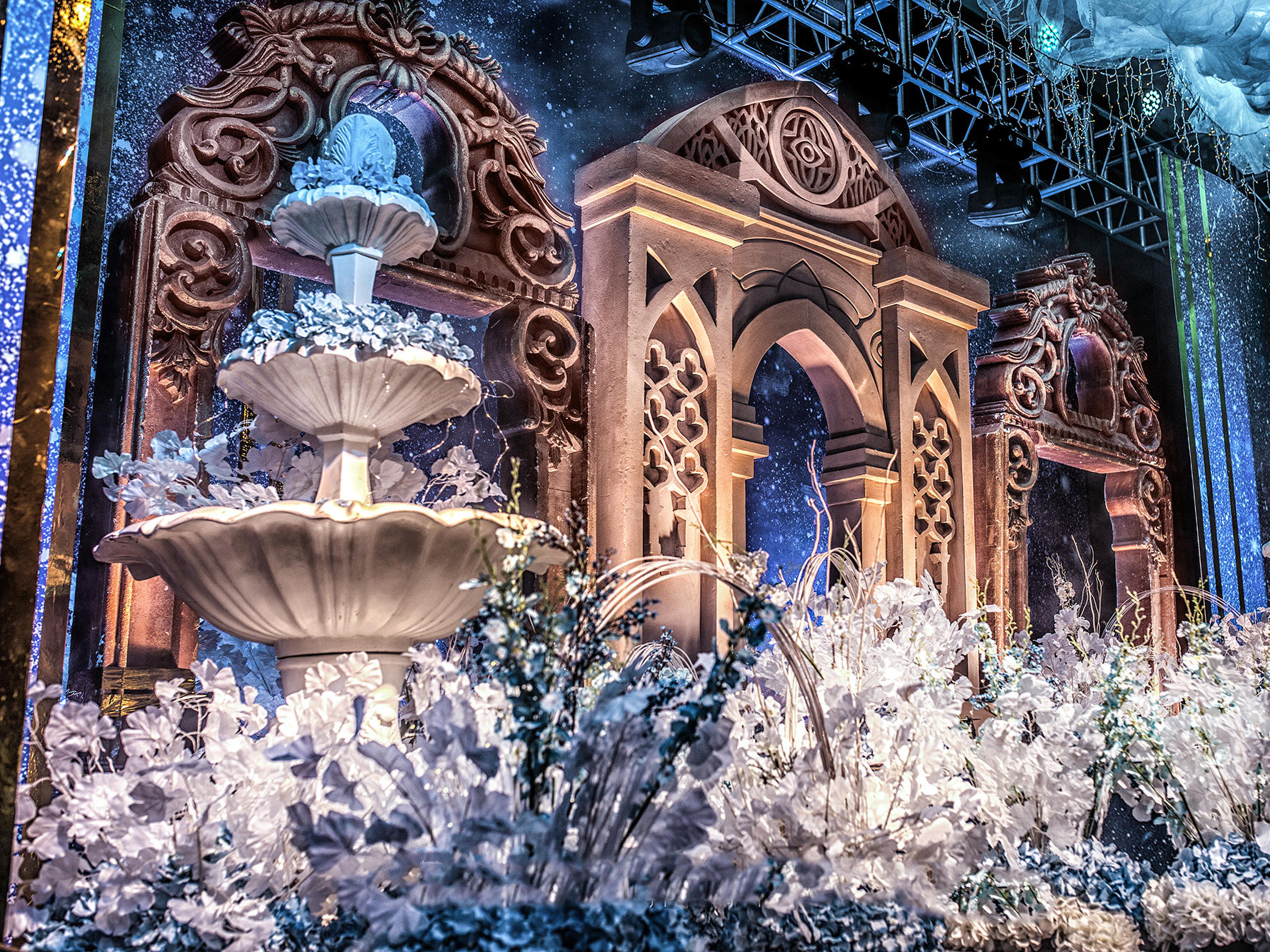 2019热门蓝金色欧式婚礼