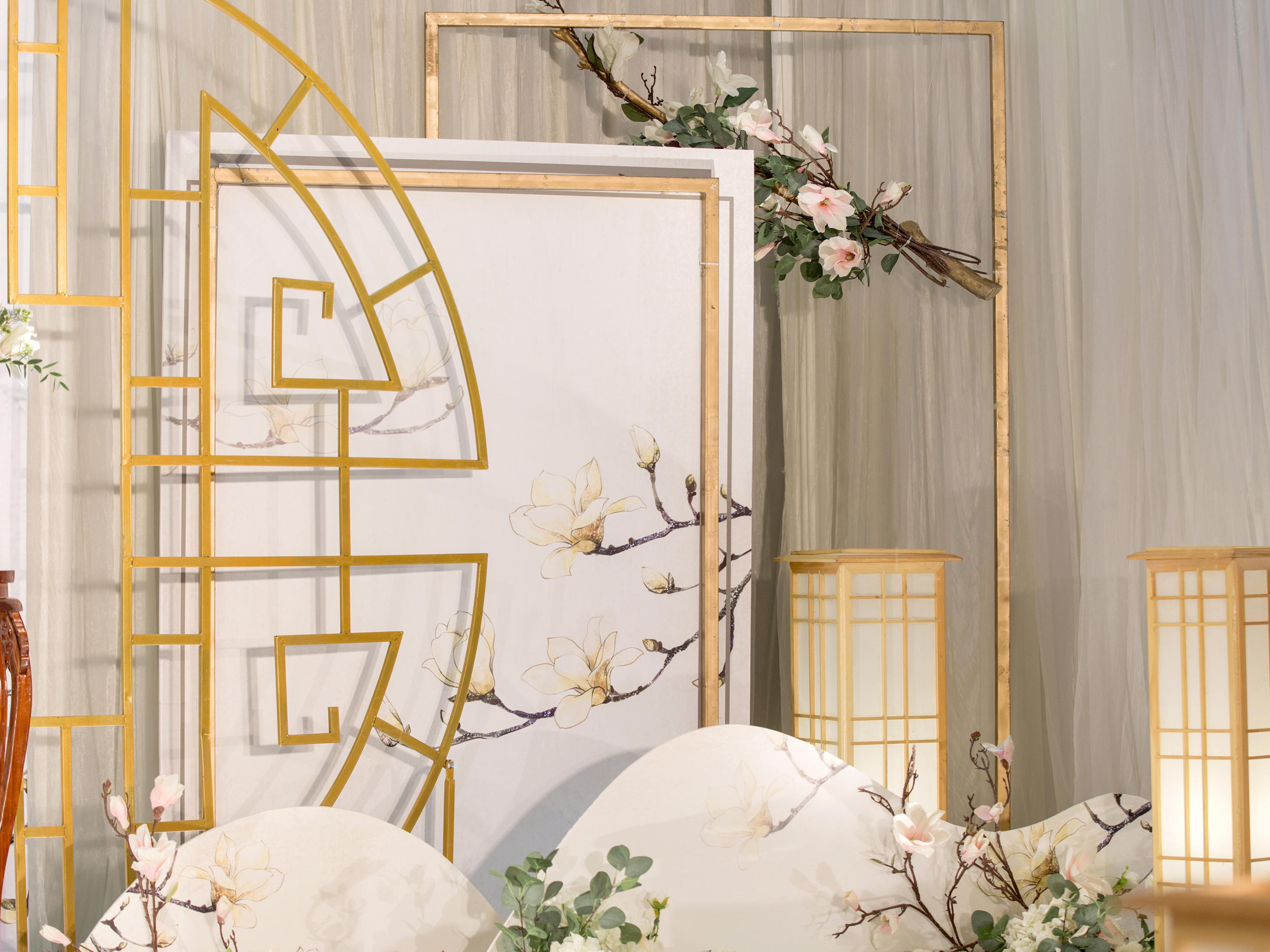 【渝北喜及婚礼】香槟白中式新婚礼