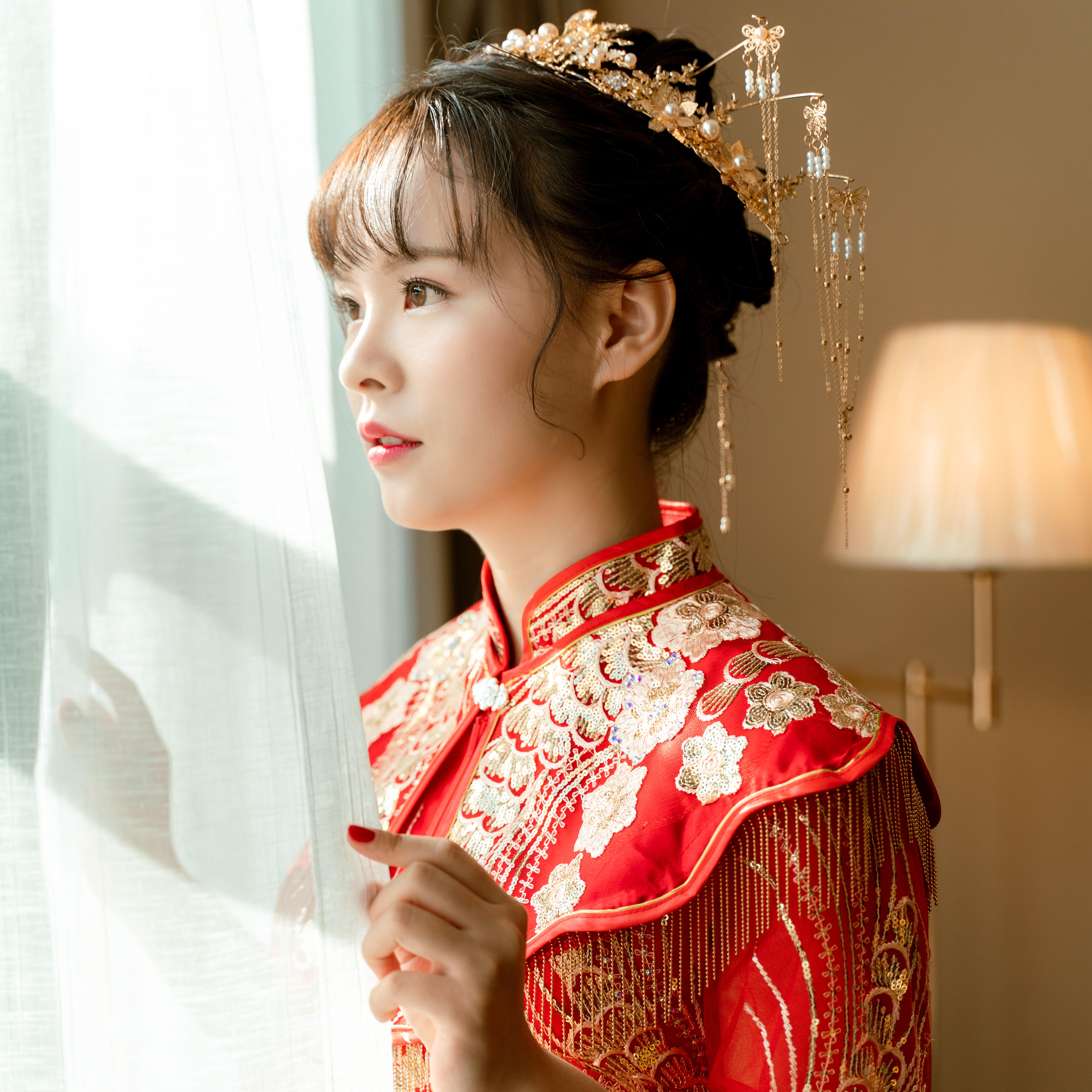 接亲妆，早妆【包含上门+试妆+饰品】