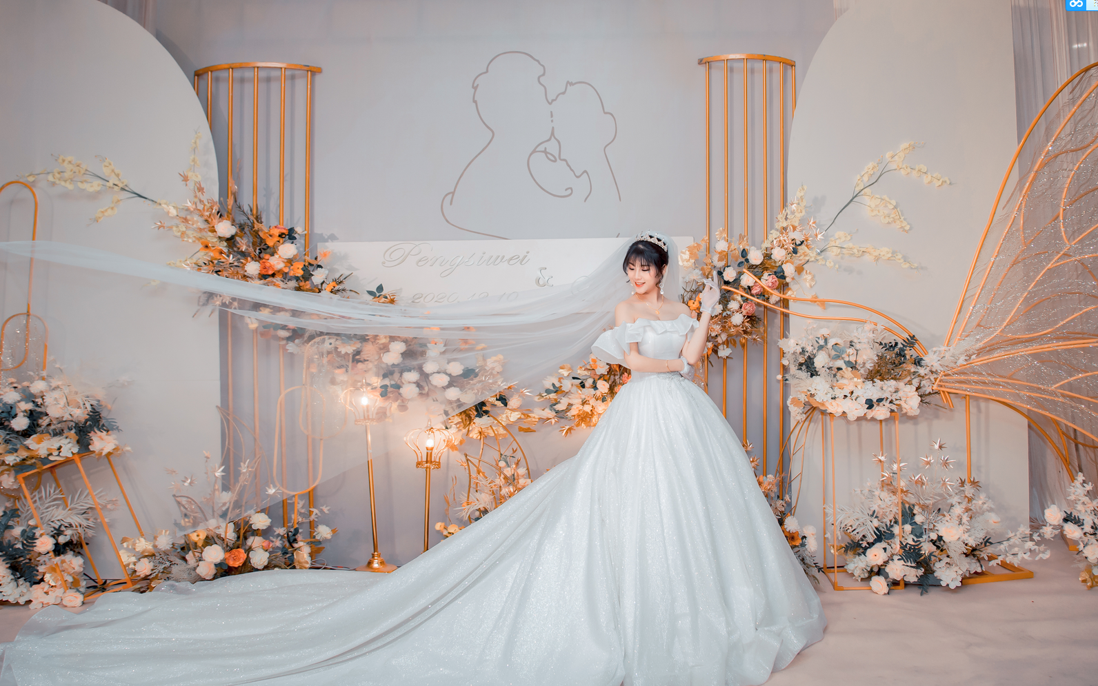实惠之选10999唯美婚礼布置+3大金钢