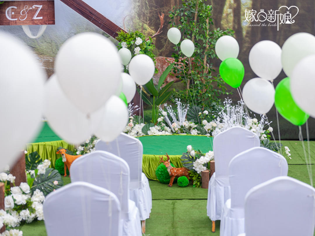 【嫁日新娘婚礼】户外草坪婚礼