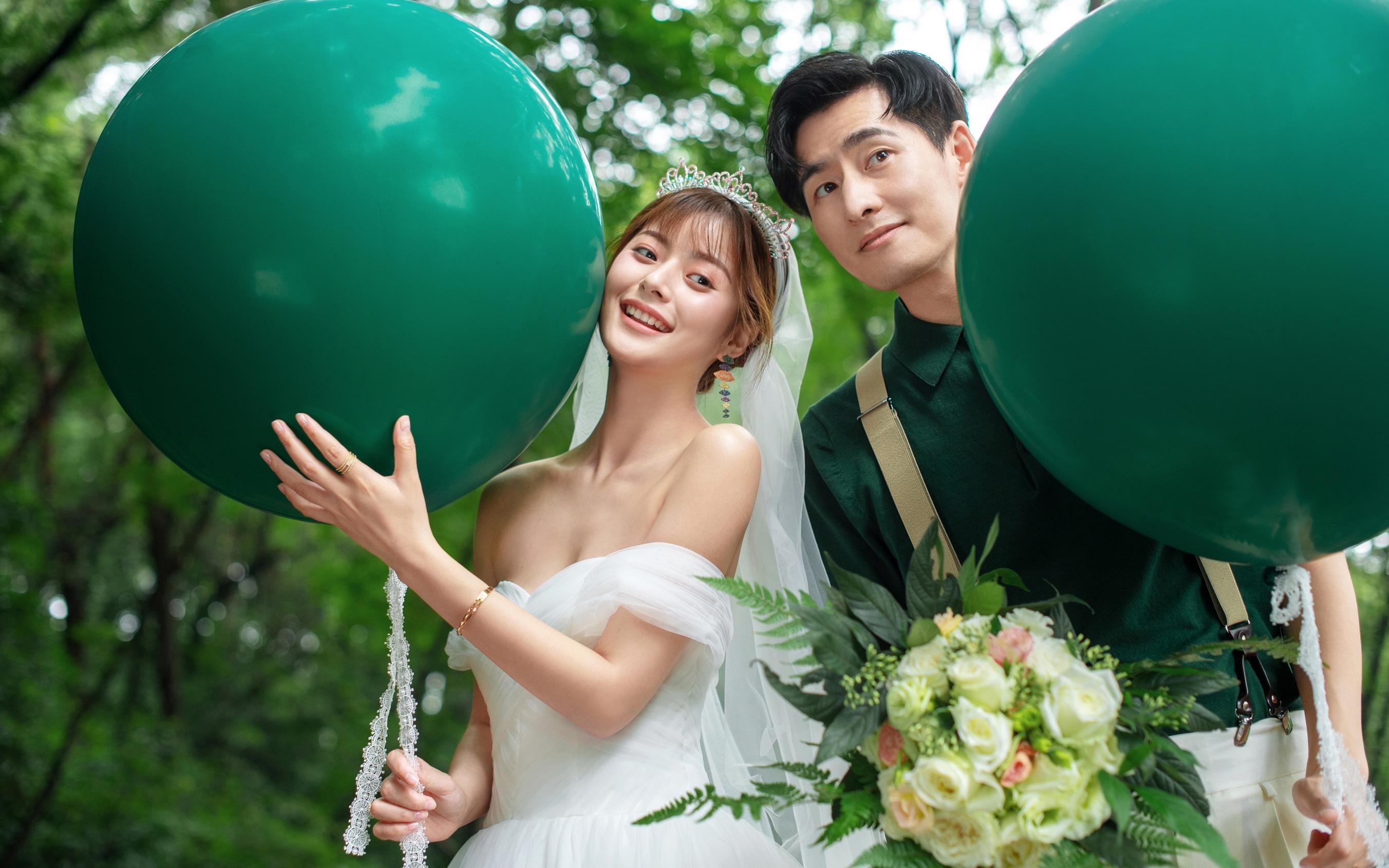 喜堂摄影--绿意春风森系