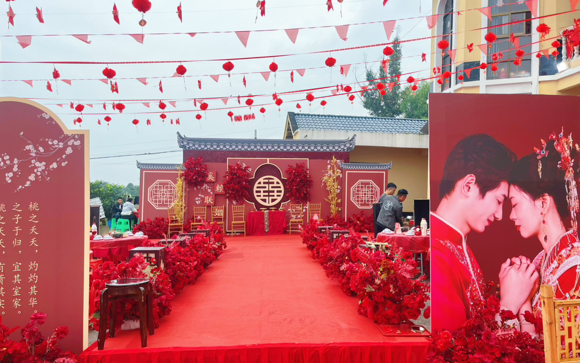 【国潮婚礼】乡村户外演绎新中式婚典