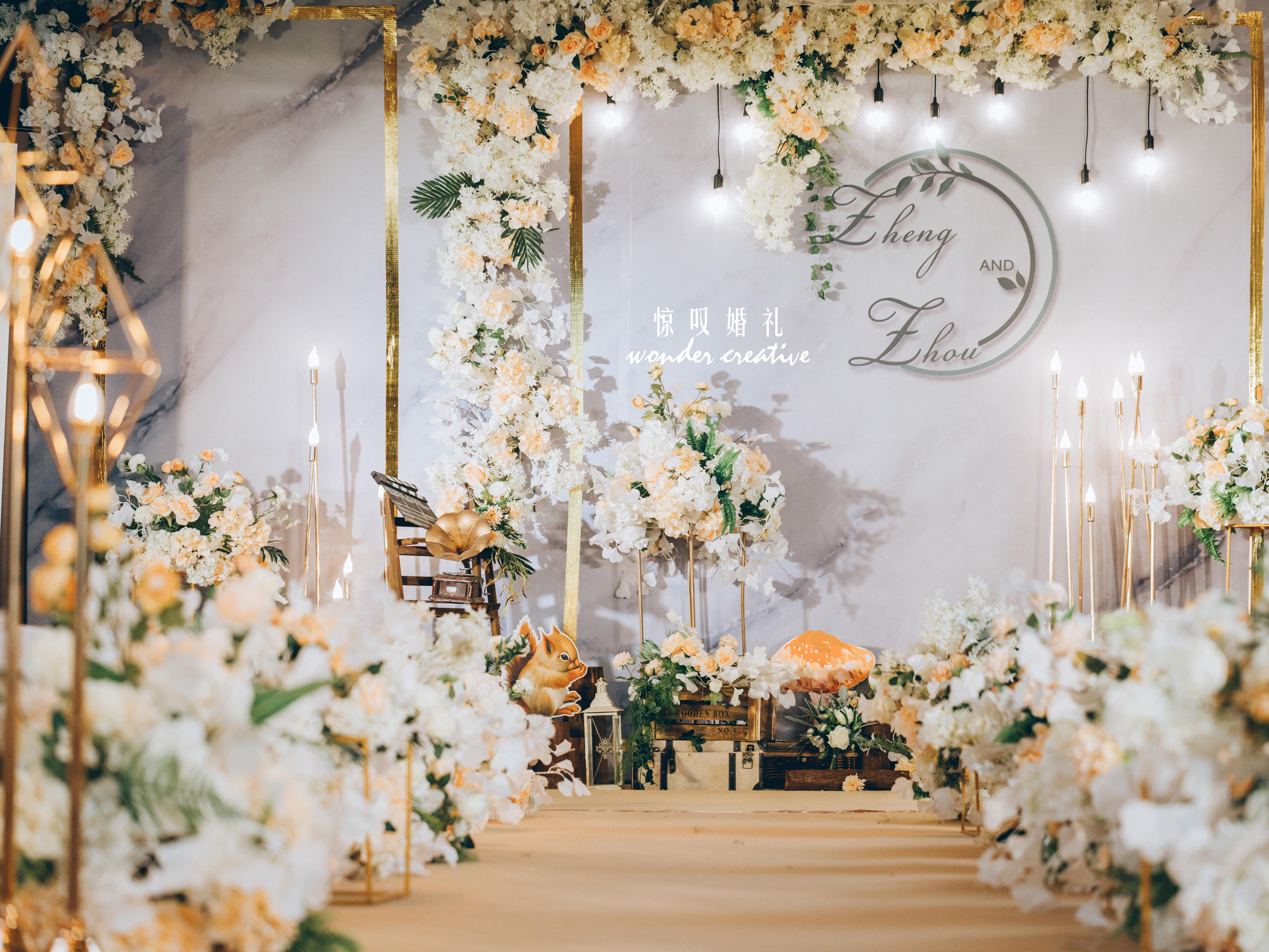 【小预算系列】自然浅香槟色小清新婚礼