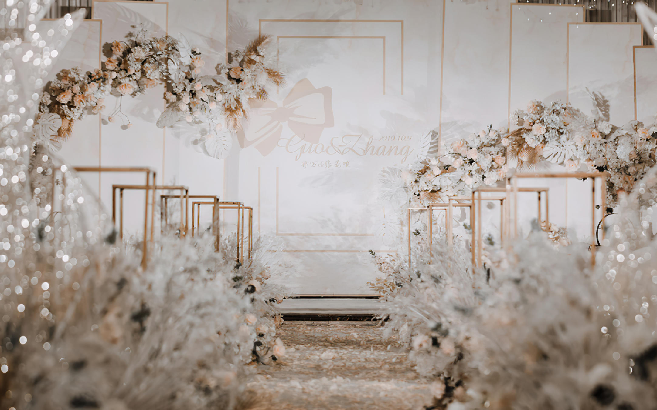 【铂菲婚礼】香槟色大气婚礼 含首席四大