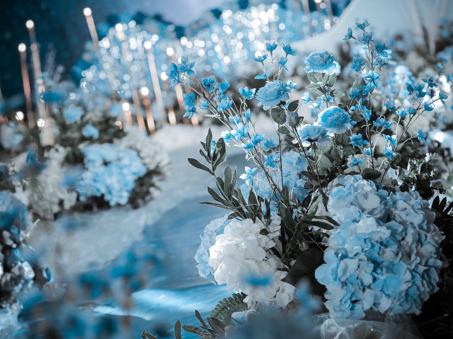 田也婚礼不到三米小厅设计【仰望星空】