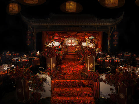 红色中式婚礼（慕纱定制）