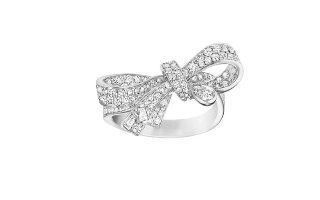 英皇珠宝 Love Knot  18K金钻石戒指