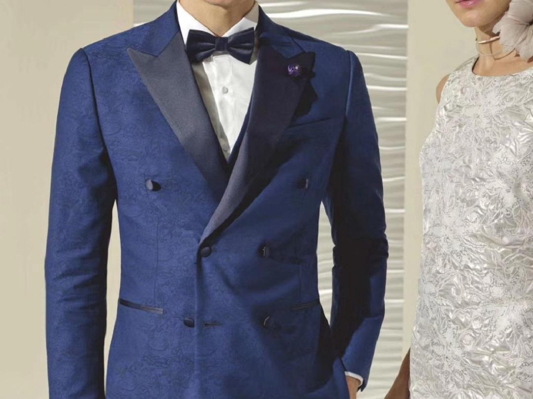 【从头到脚】新郎定制西服+领带+衬衫+皮鞋