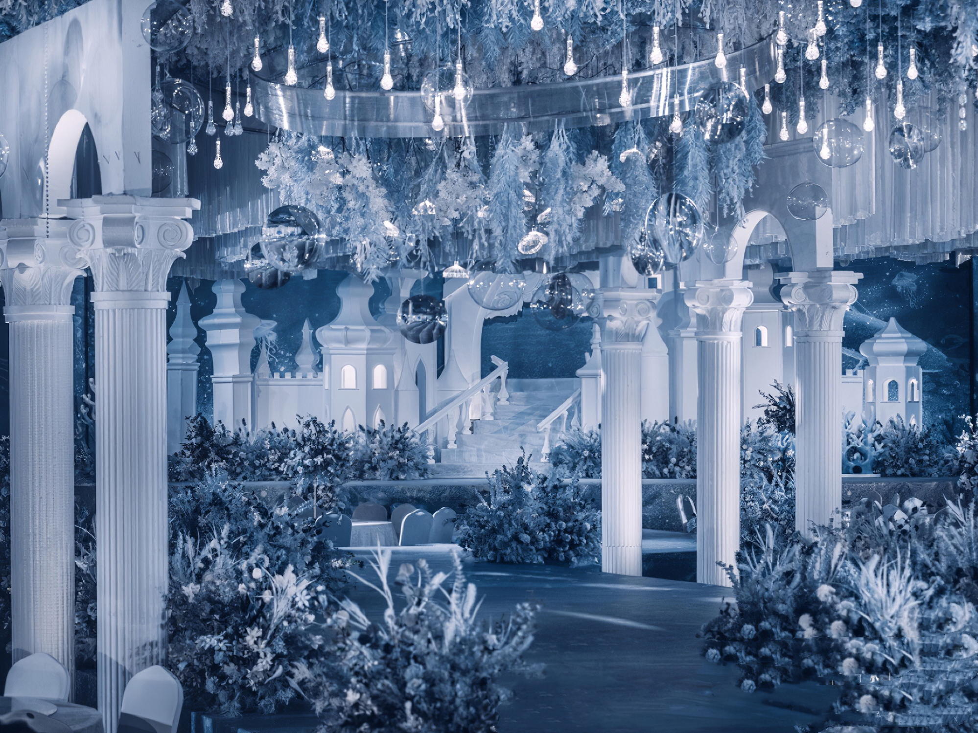 【秋季爆款】大气海洋蓝色系奢华高贵典雅