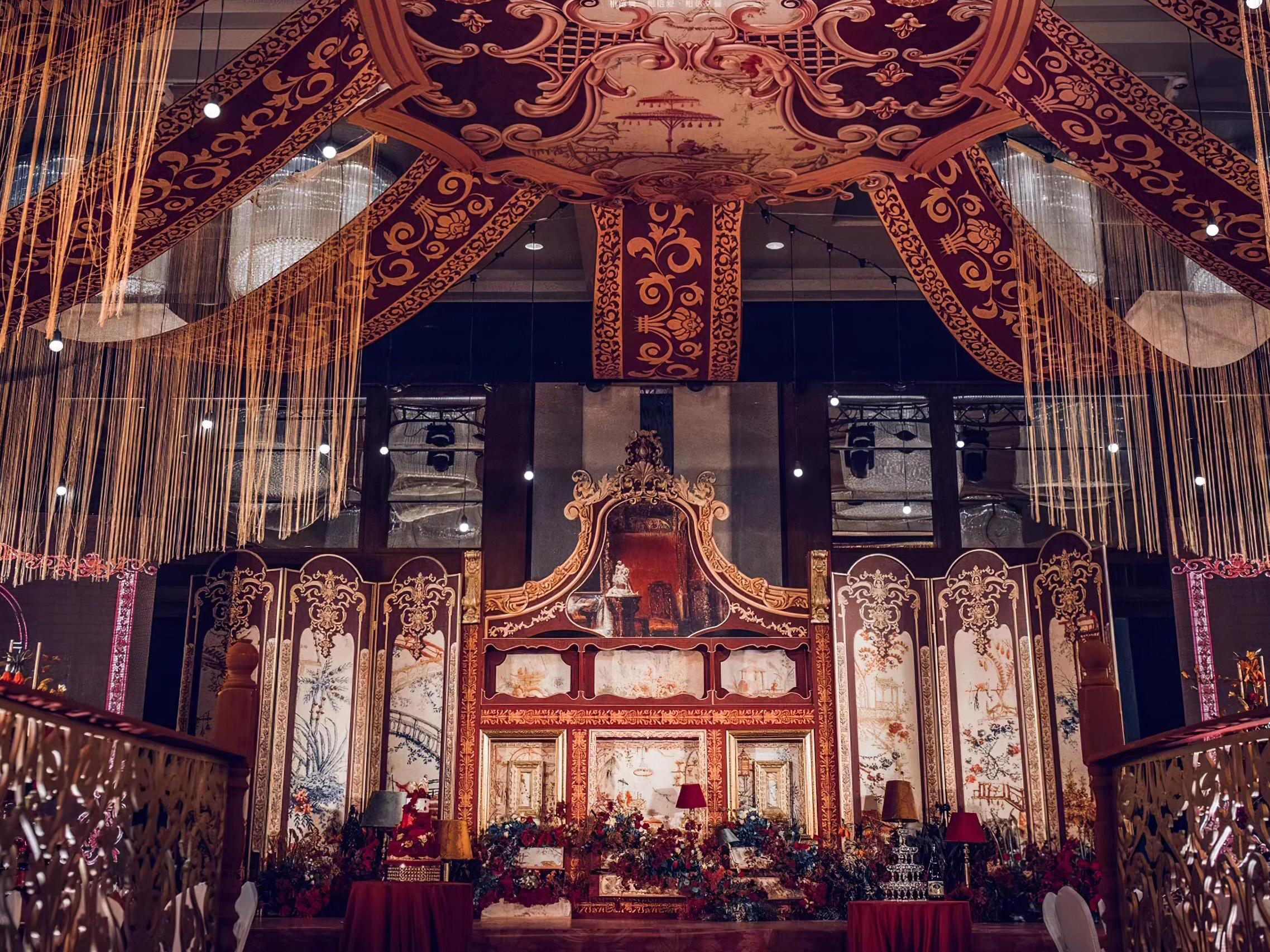 红金古典花纹|复古个性婚礼