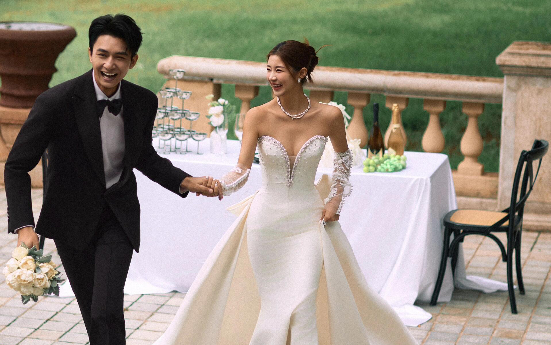 松弛感和自由感是外景婚纱照天菜 爱疯了