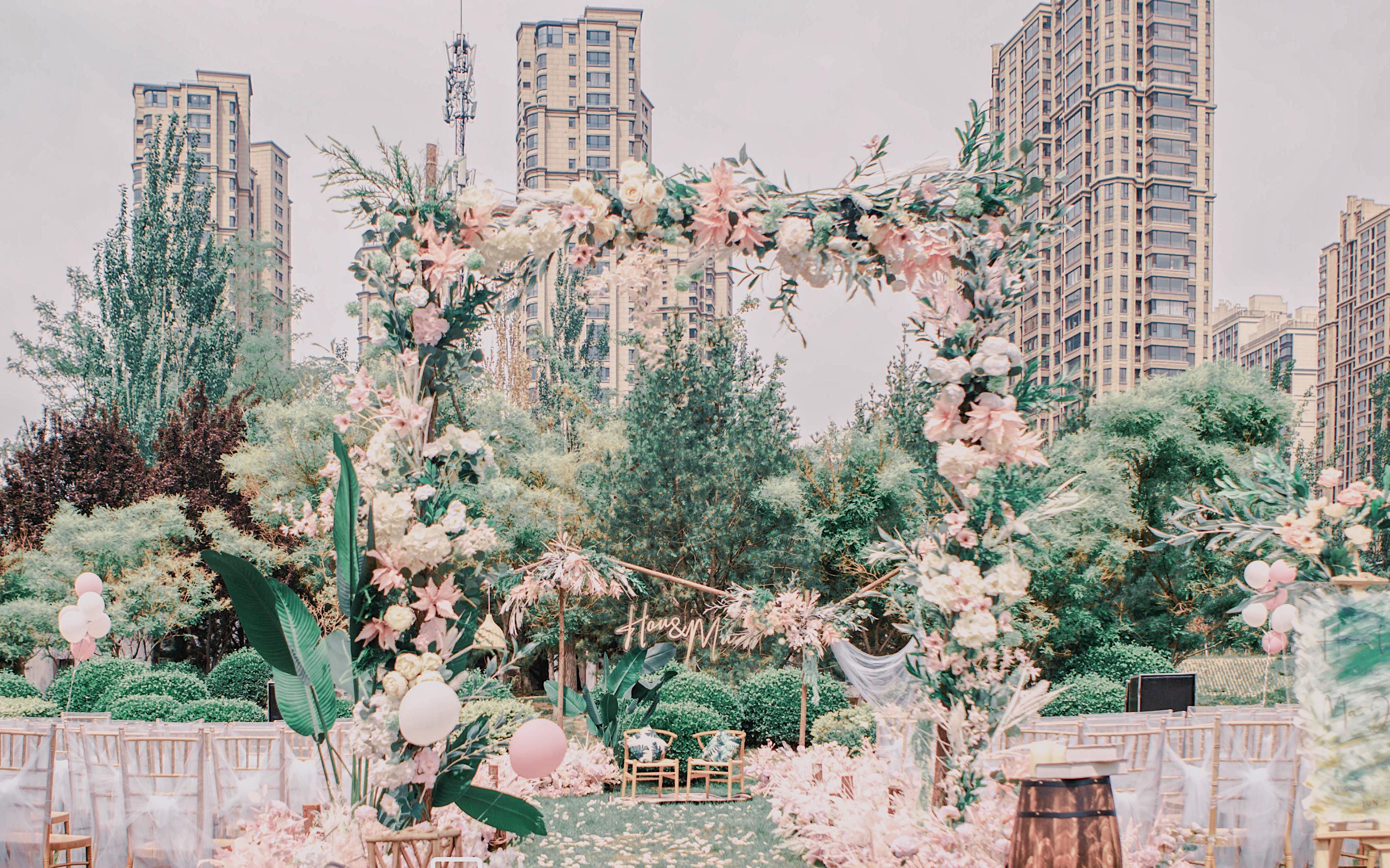 [女神婚礼] 粉色系婚礼/草坪婚礼