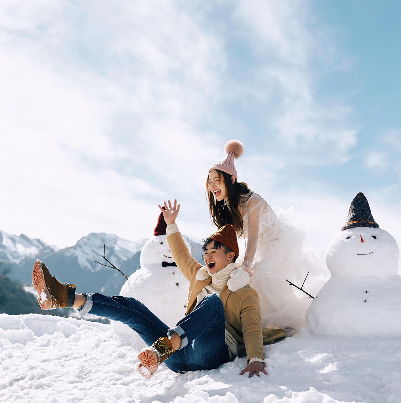【雪景婚纱照】川西雪景小众定制拍摄总监团队
