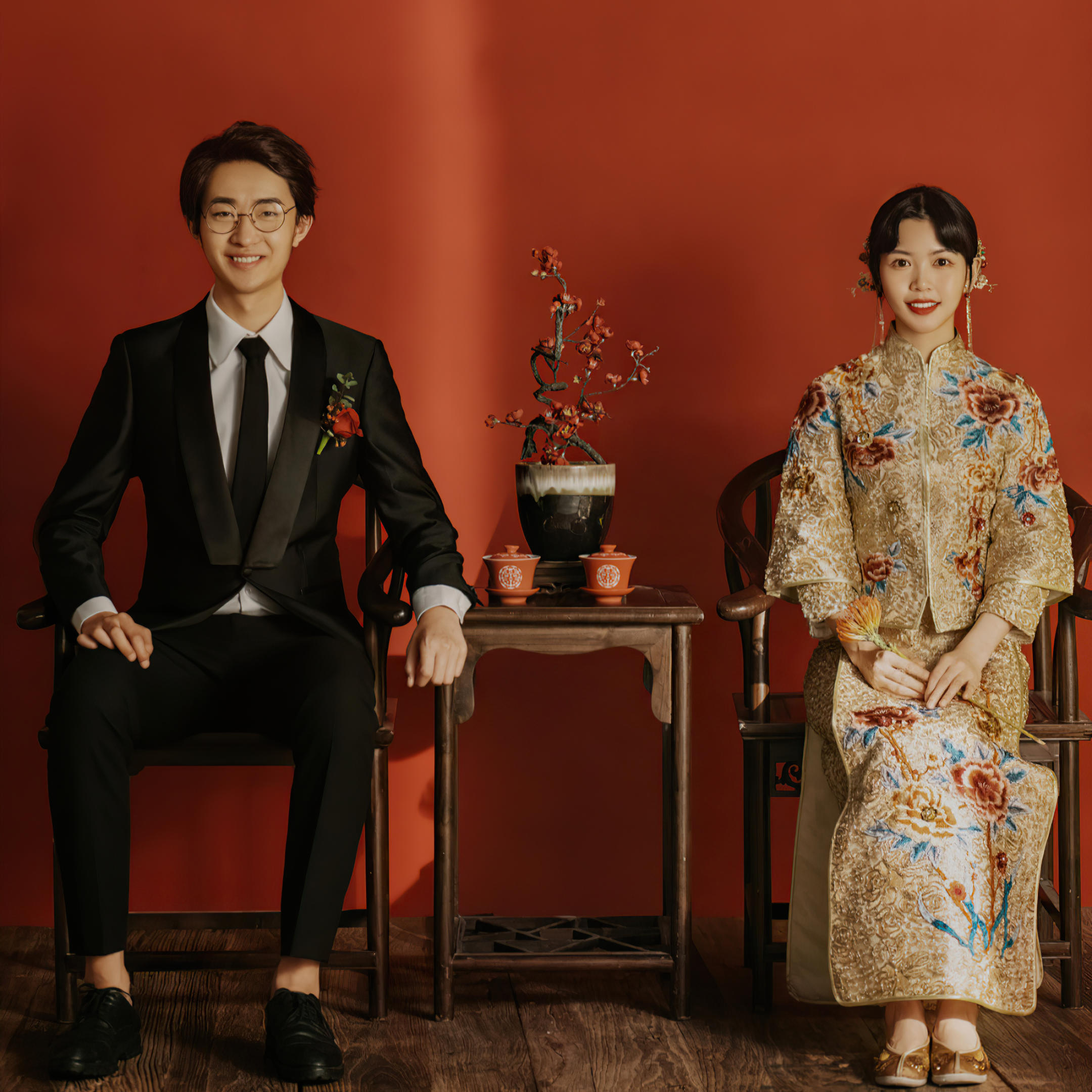 中式复古/轻旅拍定制/+送婚纱+送结婚证件照