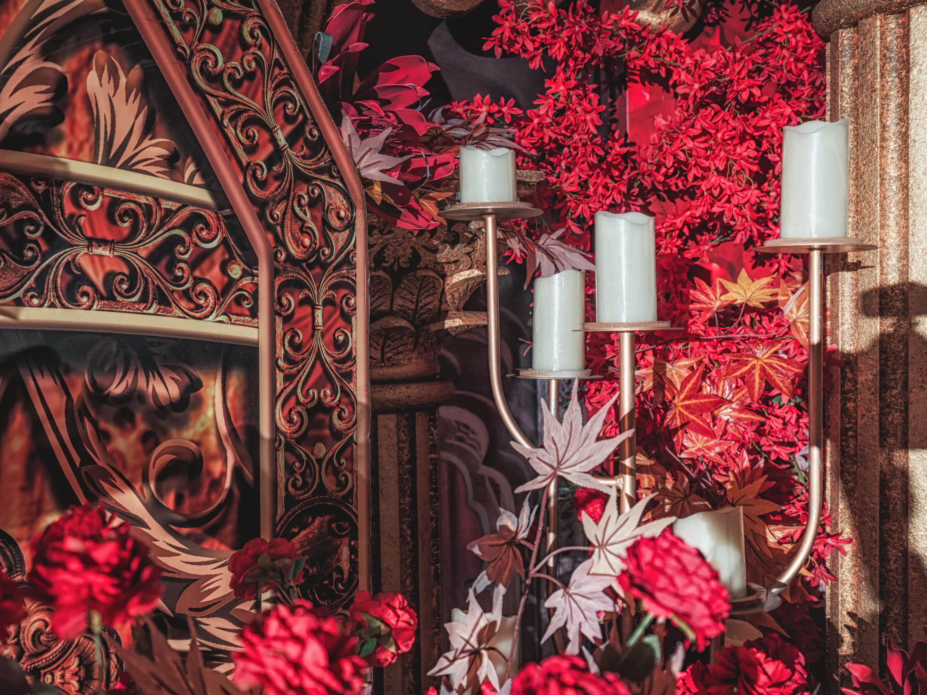 小众轻奢—复古红特惠氛围