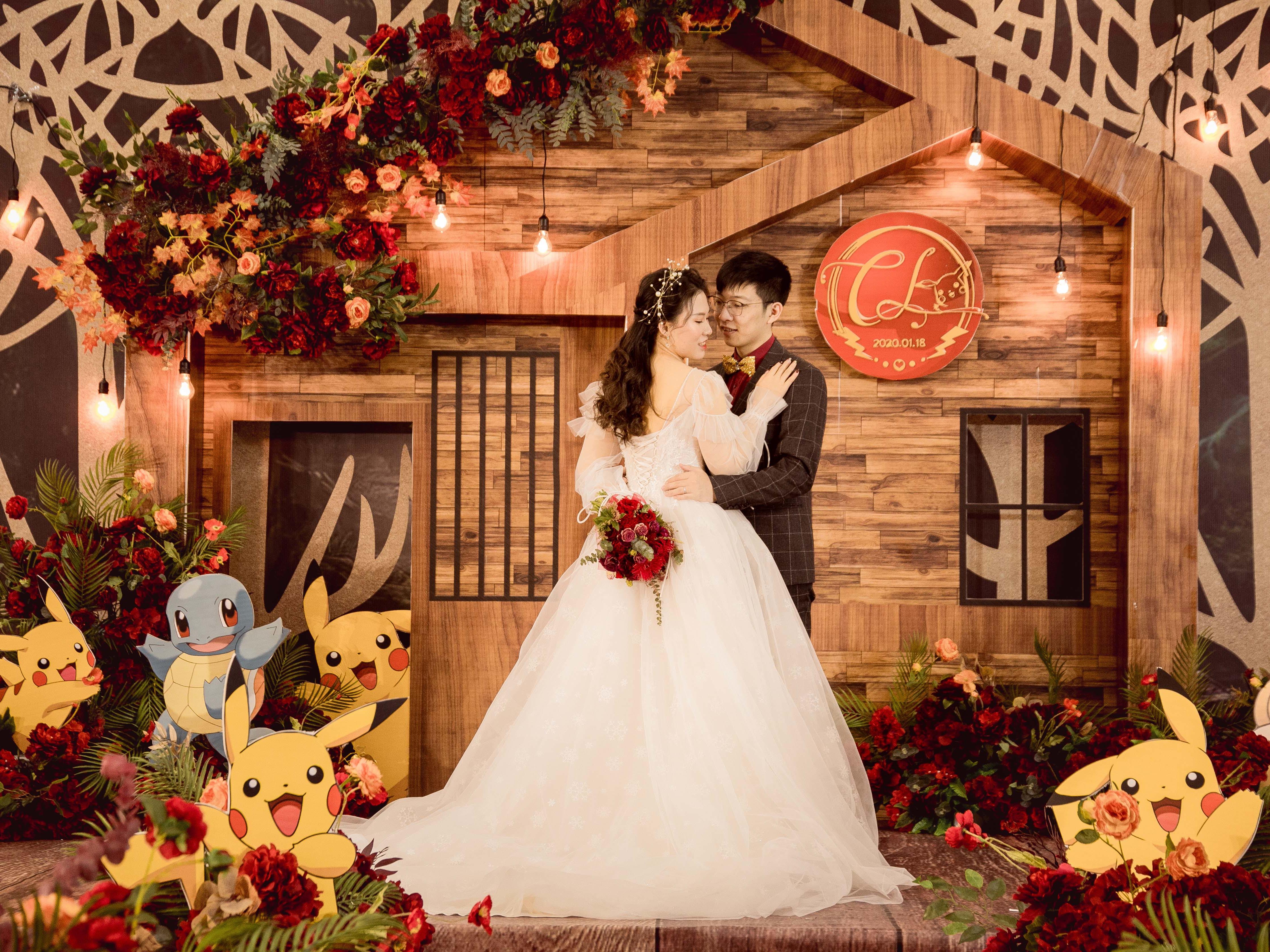 【花町婚礼】个性皮卡丘浪漫可爱婚礼