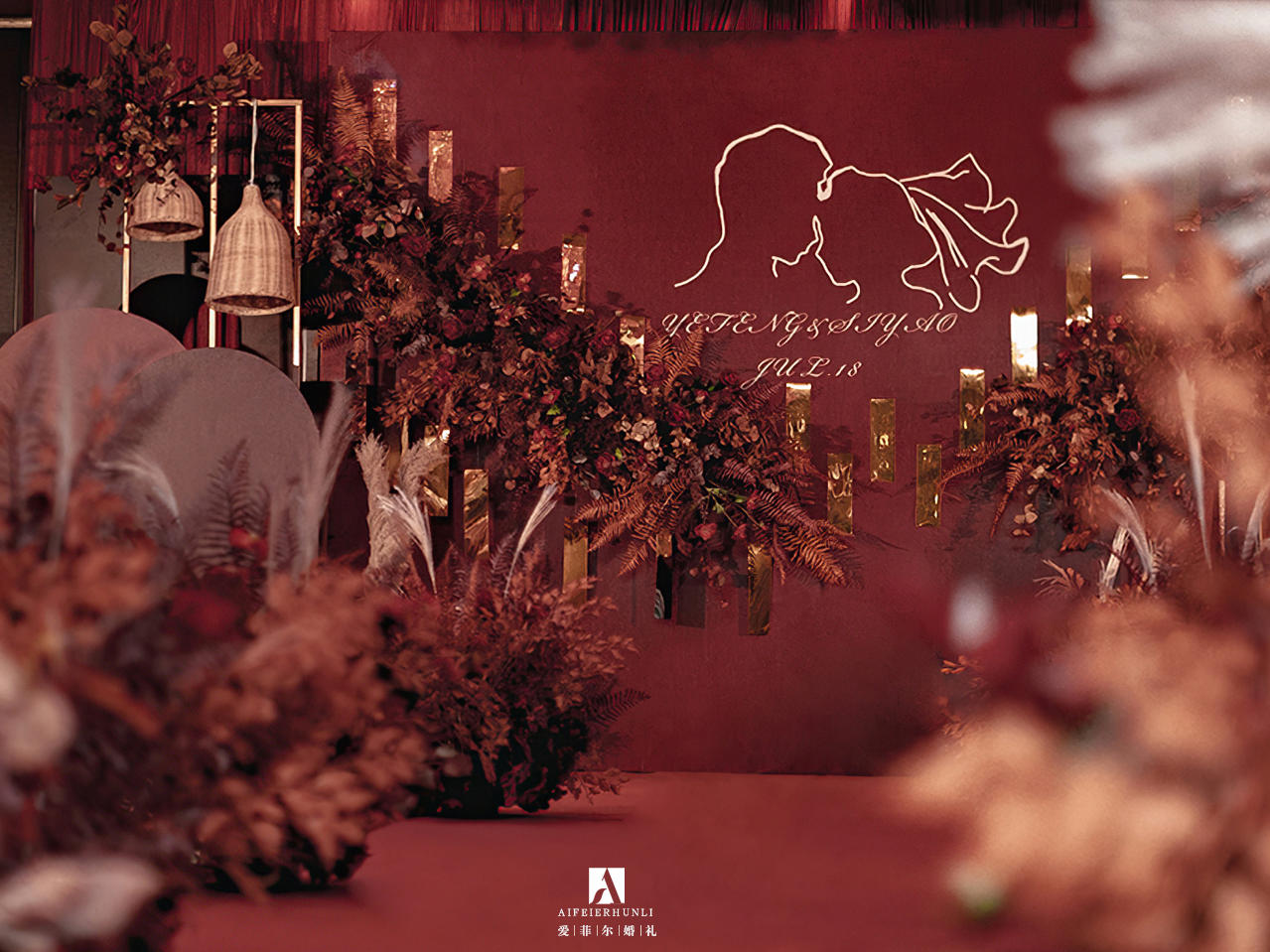 网红复古婚礼#含3大人员