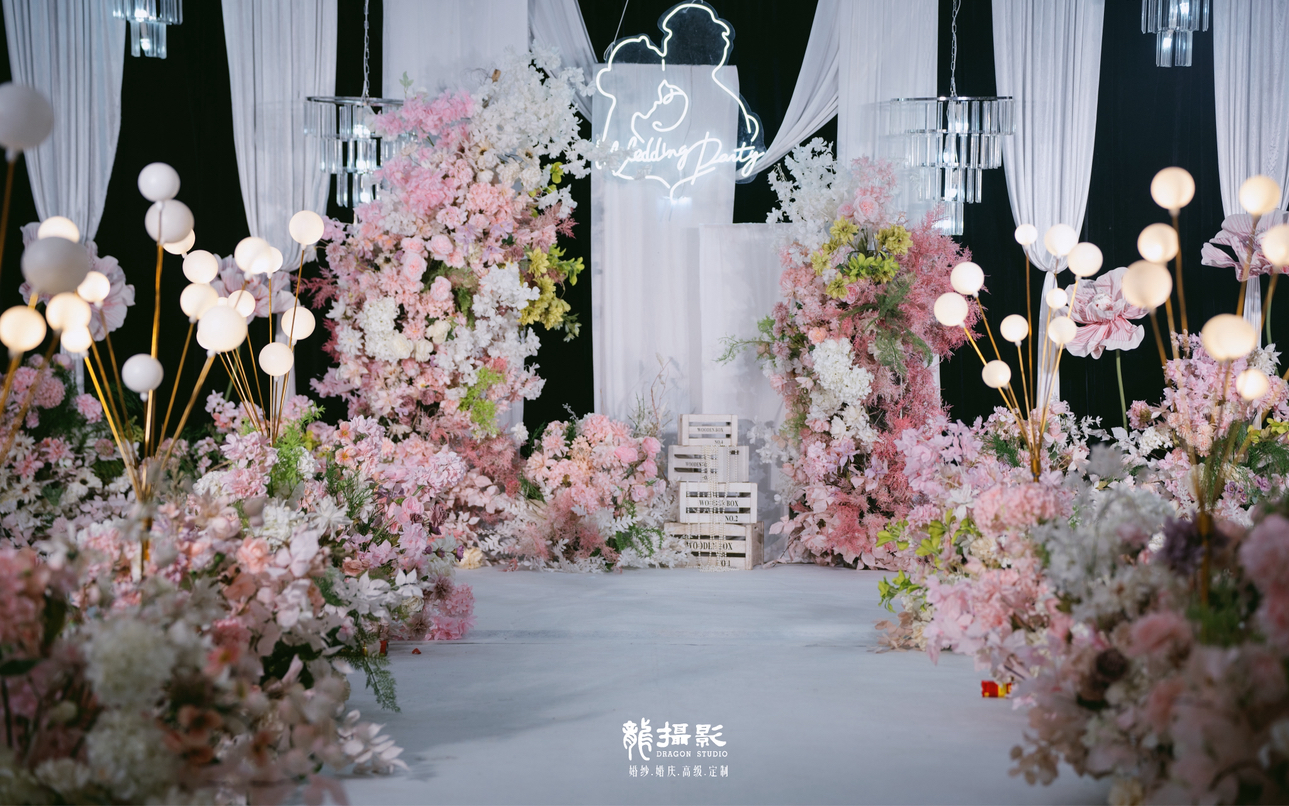 粉色系婚禮｜把浪漫揉進少女的粉色夢境里