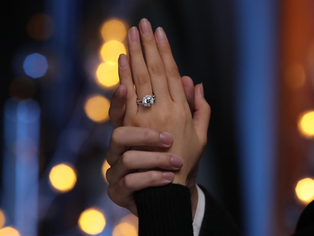 KIsmet 18K金求婚戒指—许愿池