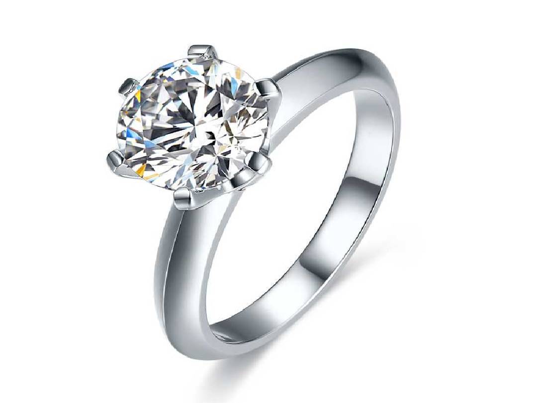 五十分VVS H色钻石 配GIA证书