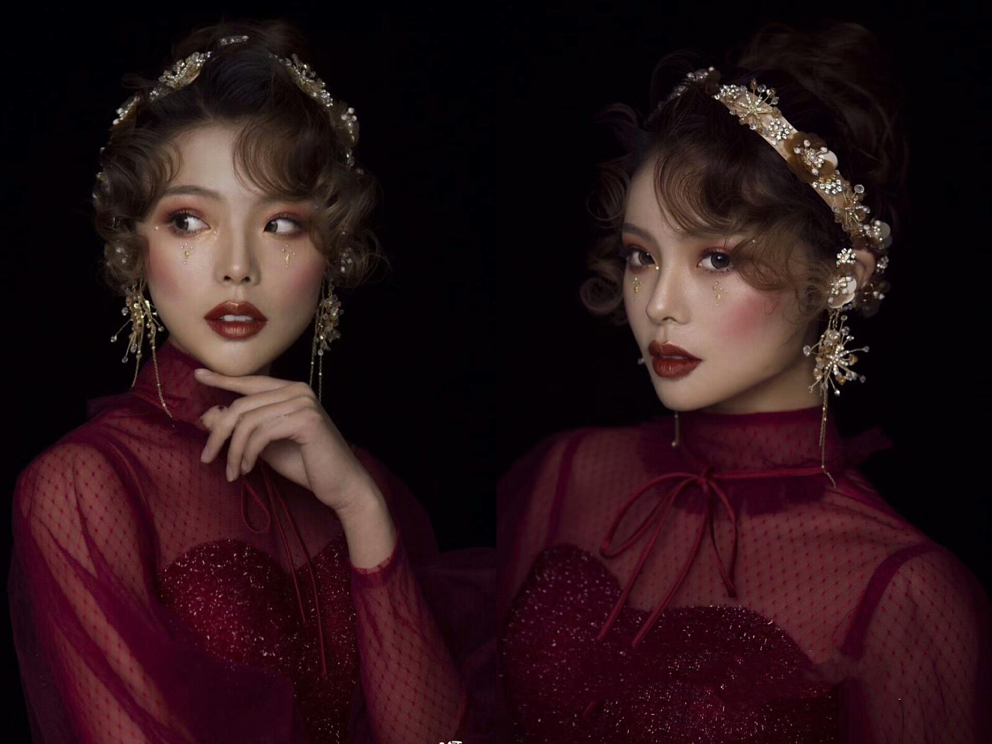 【木小白】资深档化妆师全天跟妆 送妈妈妆伴娘妆