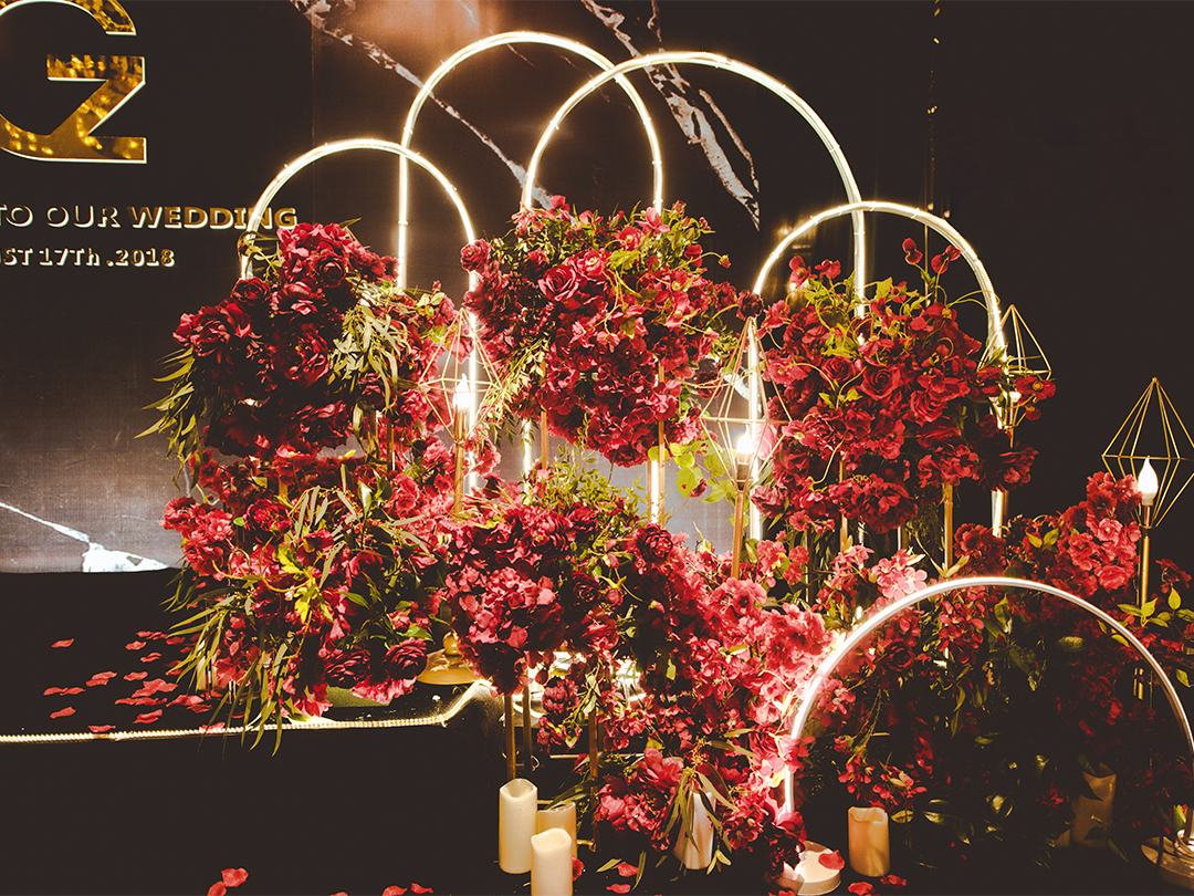 爱尔语典   红金色西式婚礼