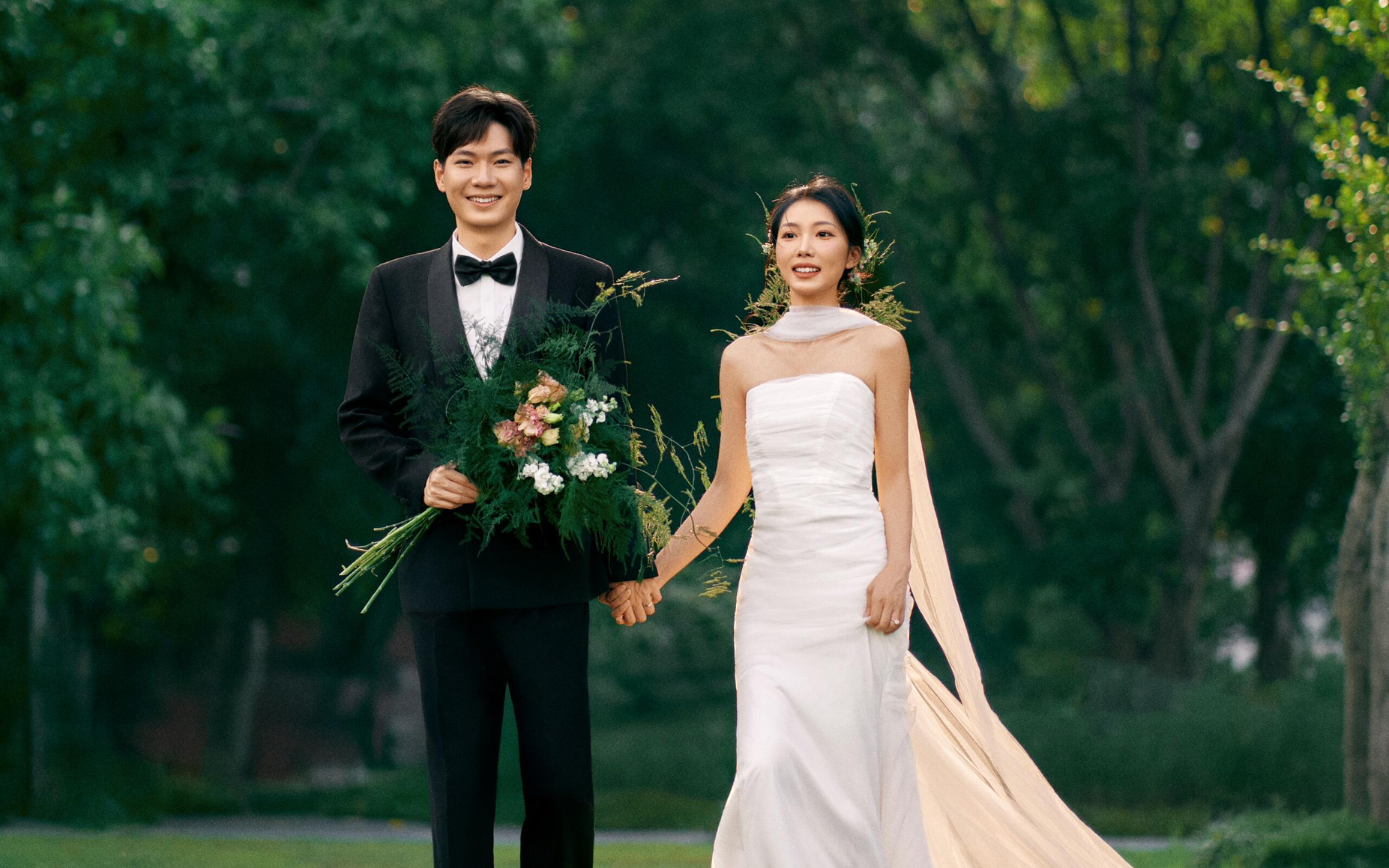 美到失語｜森系膠片感婚紗照太絕了