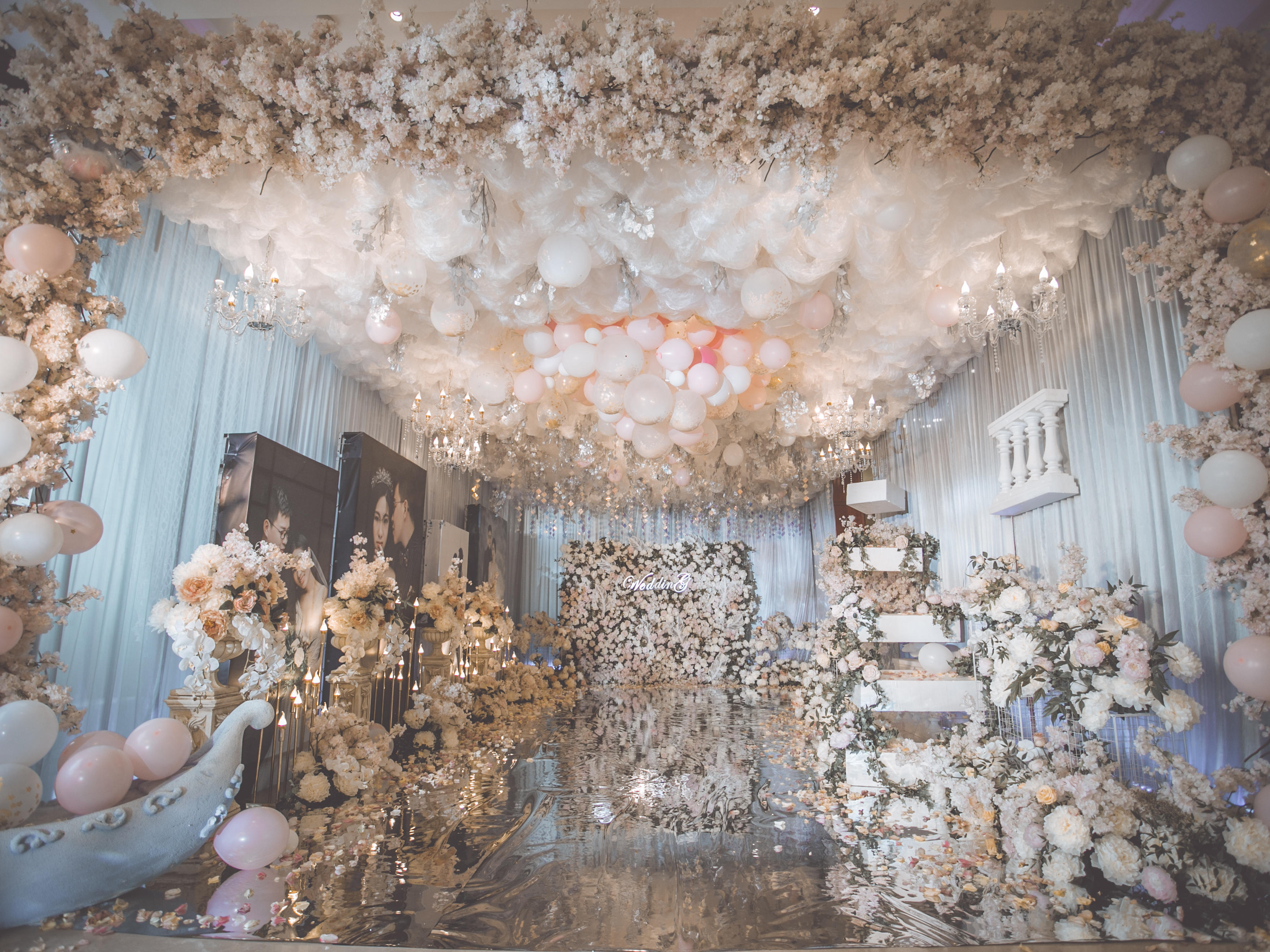 网红梦幻粉色梦幻婚礼推荐