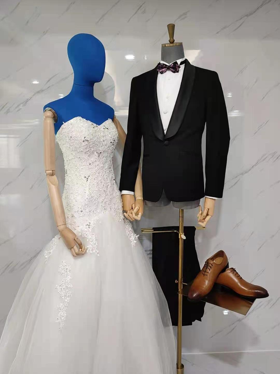 量E定制-缎面青果领新郎礼服款