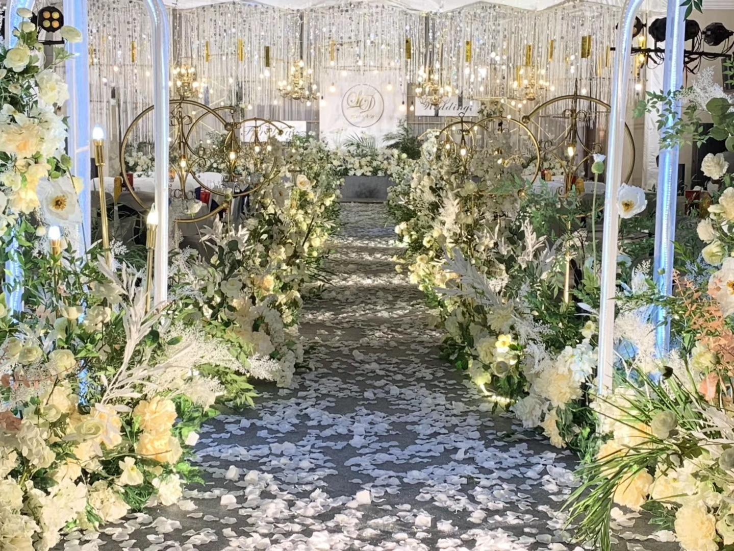 绿白之恋，吊顶西式婚礼！