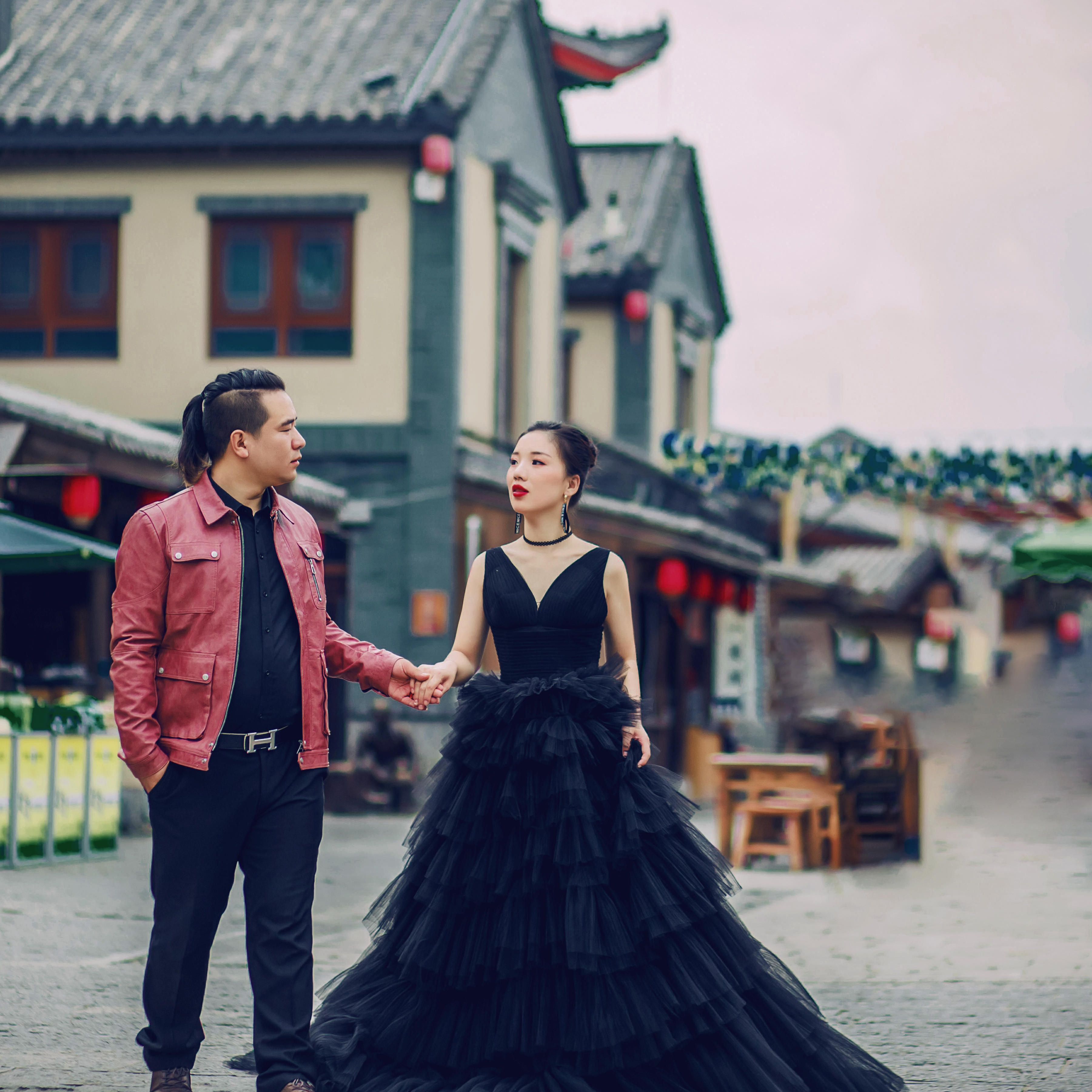 外拍海景日照婚纱照【四服四造】