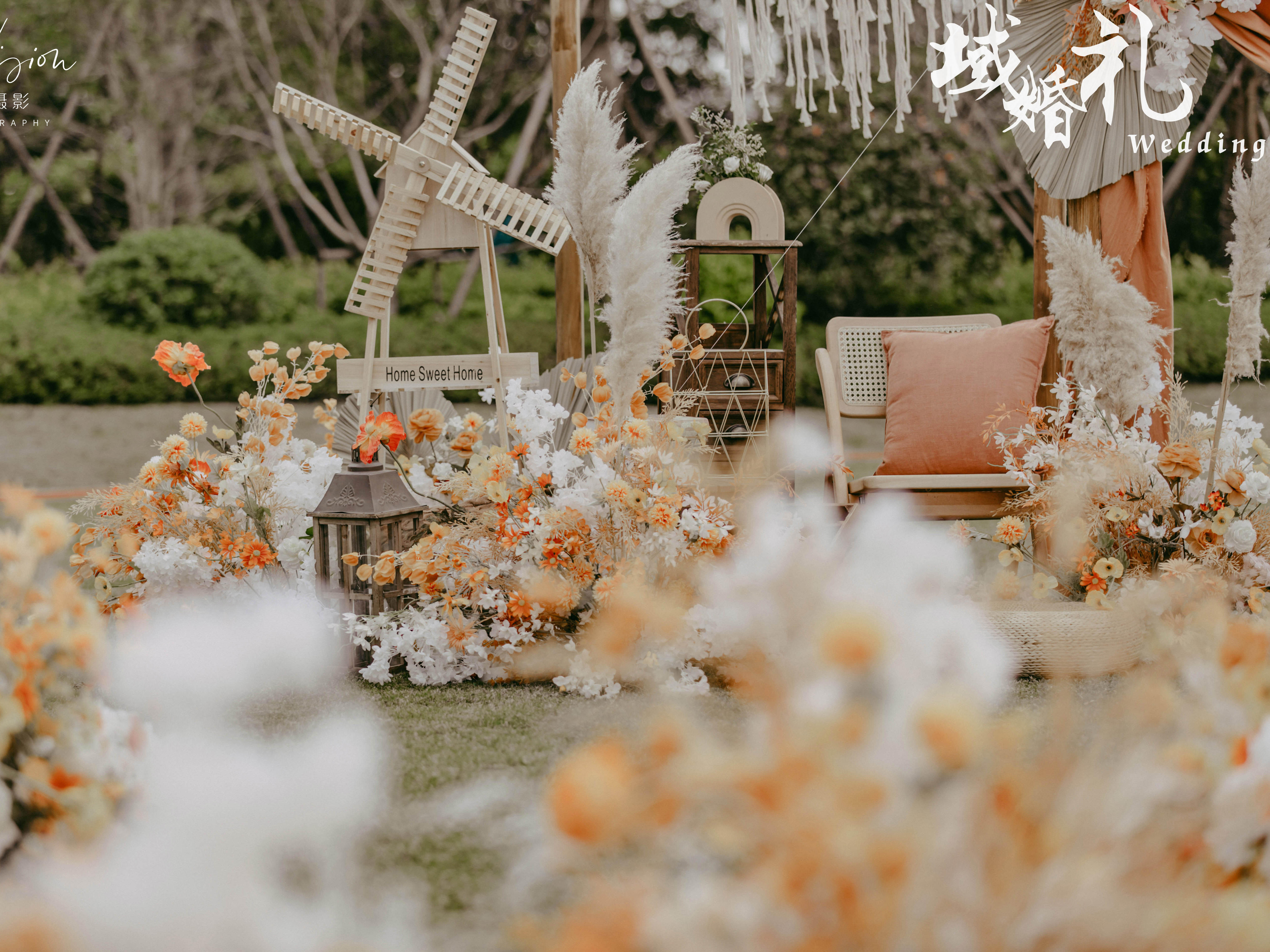 秋色户外婚礼《有你的时光》