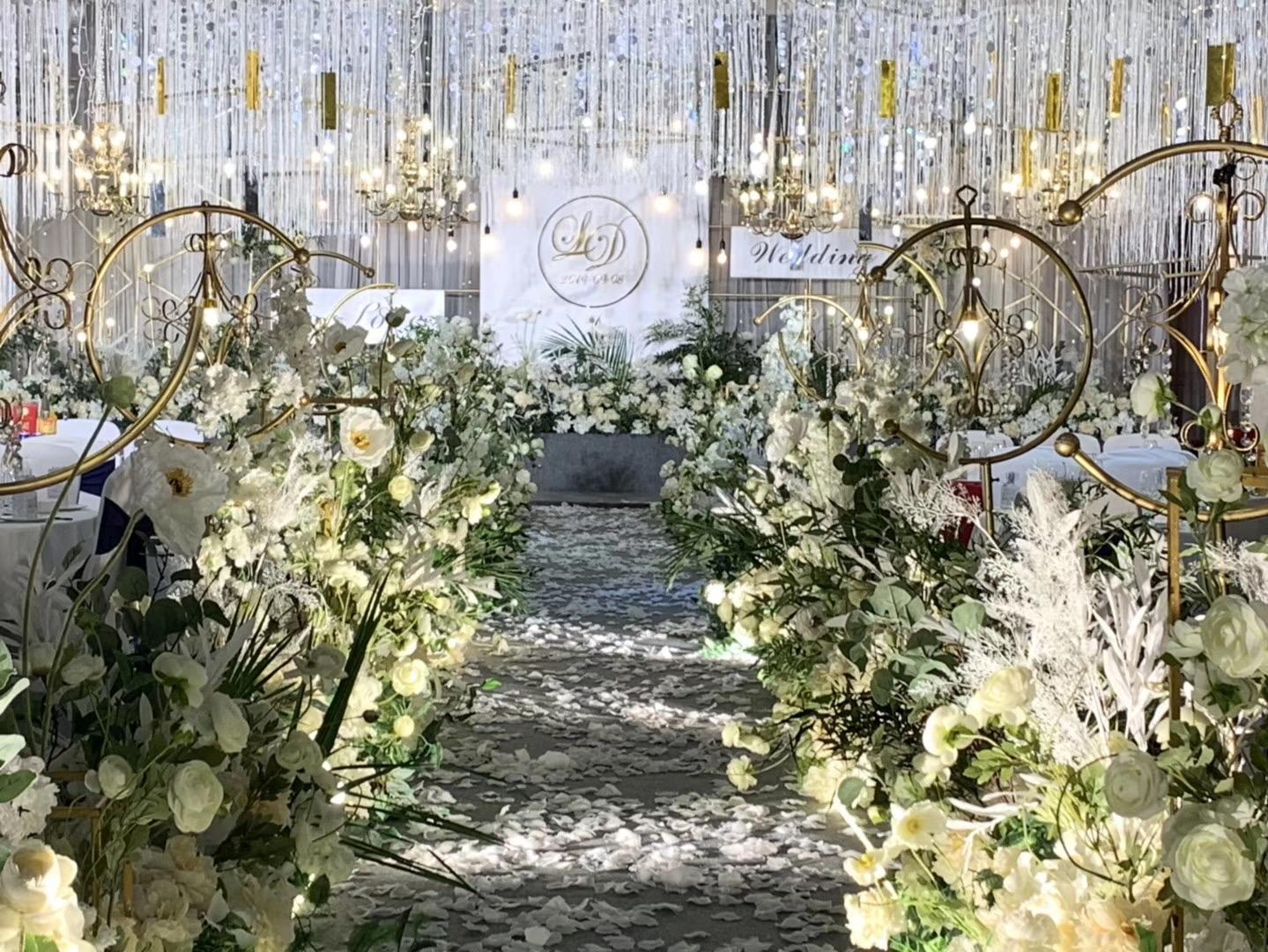 绿白之恋，吊顶西式婚礼！