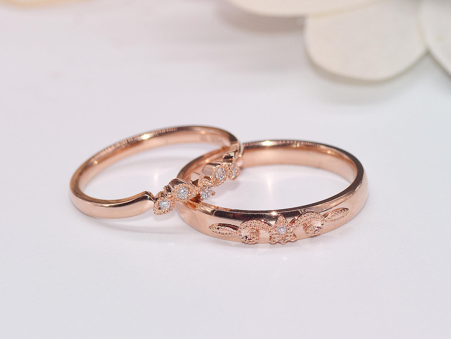 狐狸的夏天|双飞比翼人气婚戒对戒定制