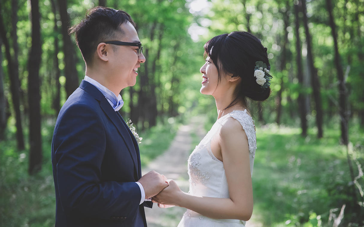森系户外小清新纪实婚纱照ins风高端定制