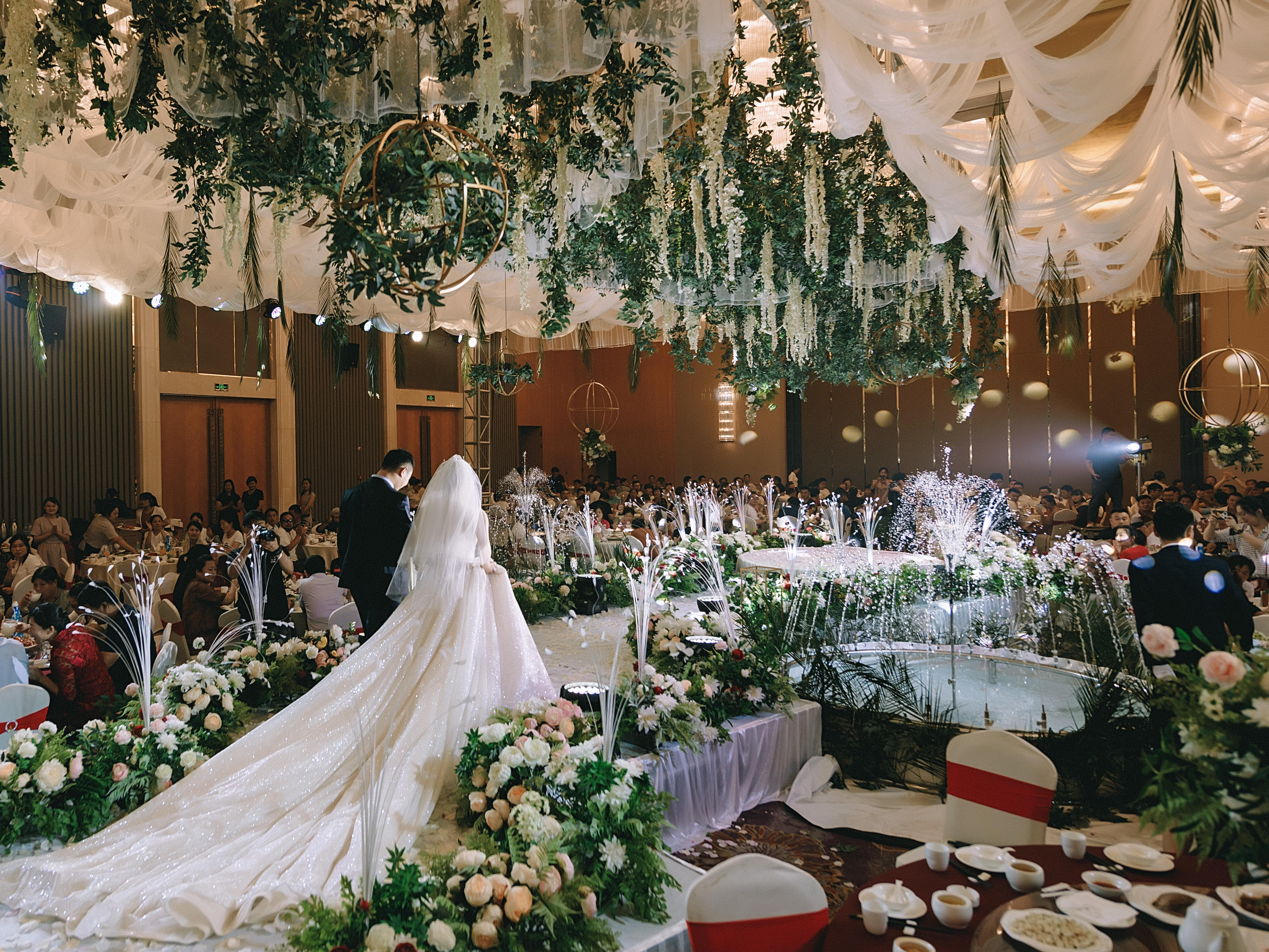 宿迁唯美婚礼清新ins风格 花艺设计效果满分