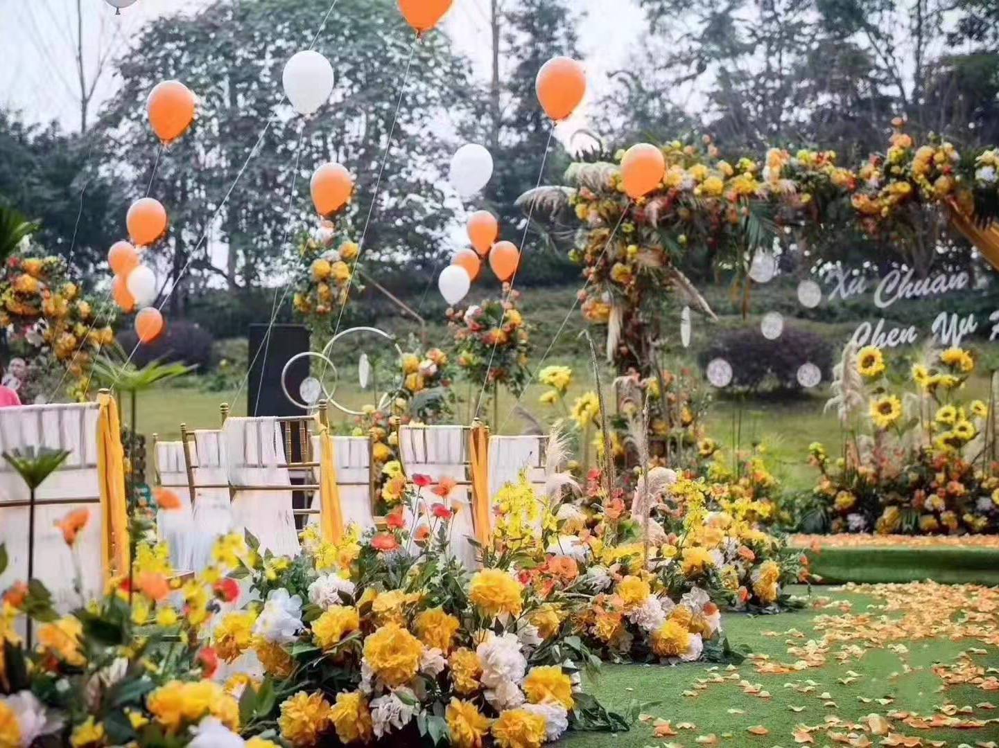 铜陵金满庭婚礼 草坪清晰