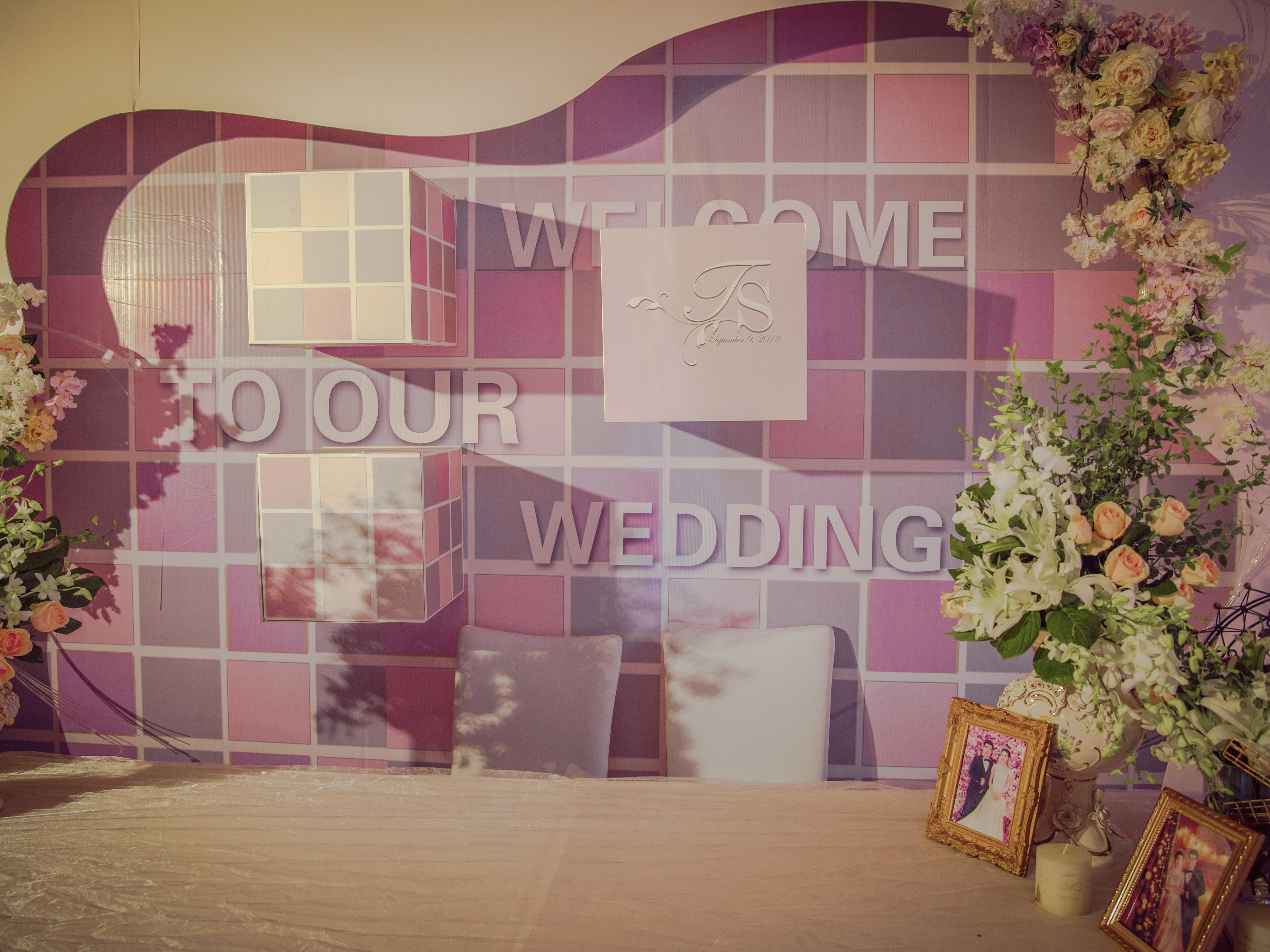 【霖笙婚礼】粉色系暗场婚礼/灯光创意满满