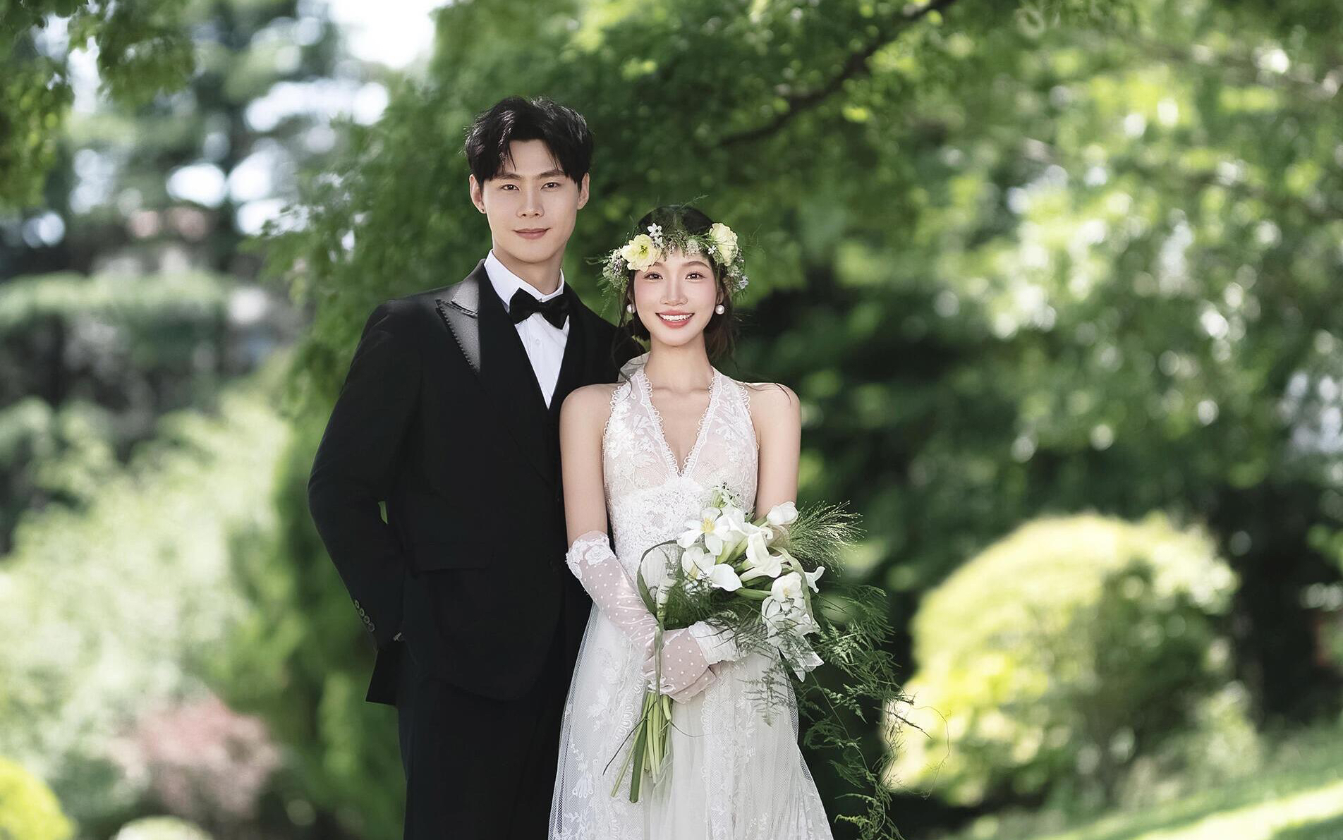 心动预警♥仙气十足的小清新森系婚纱照 苏州婚纱照
